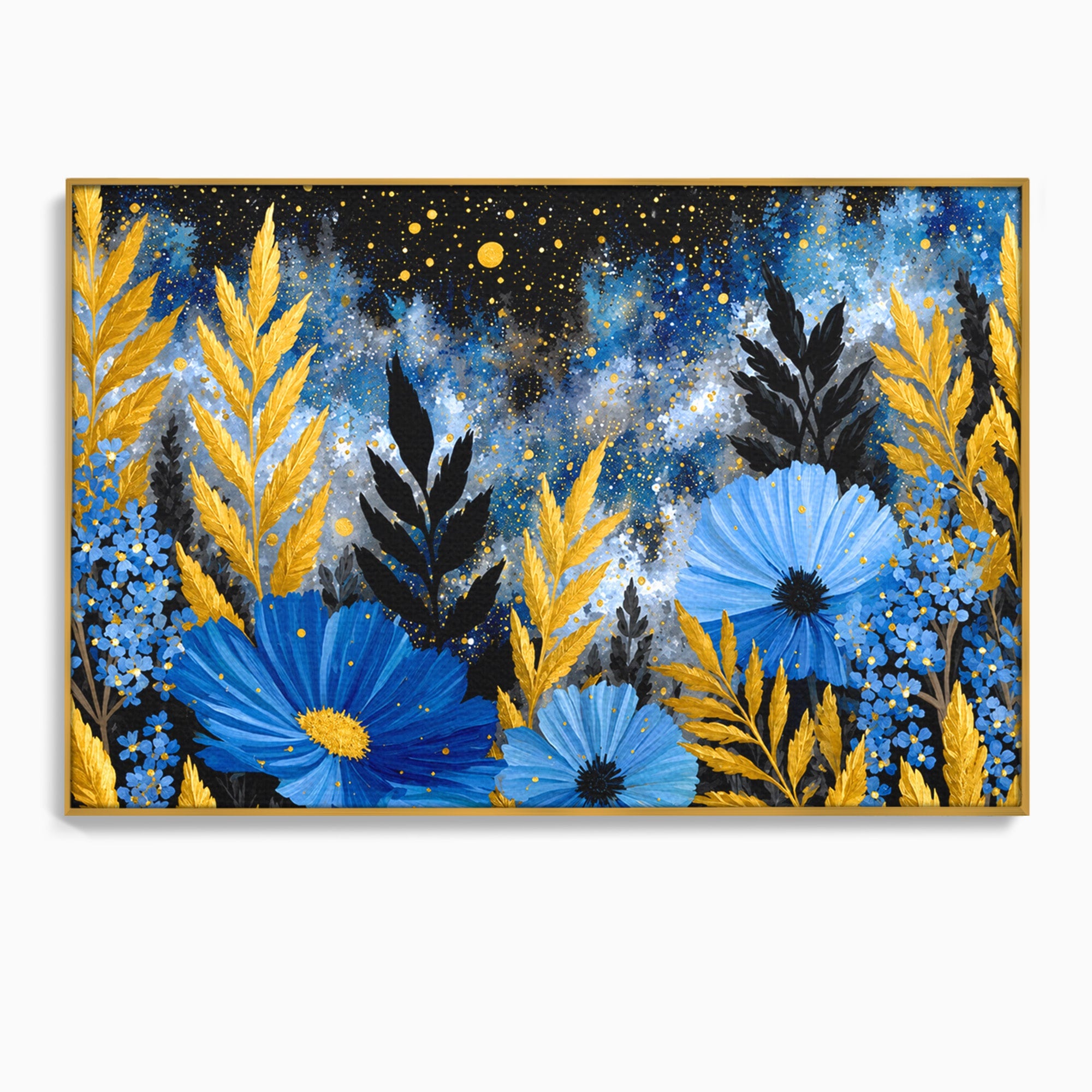 Tablou Canvas Premium LuxCanva® A1770, Flori Nocturne, Flori, Noapte, Natura, Living, Dormitor, Culori Vibrante