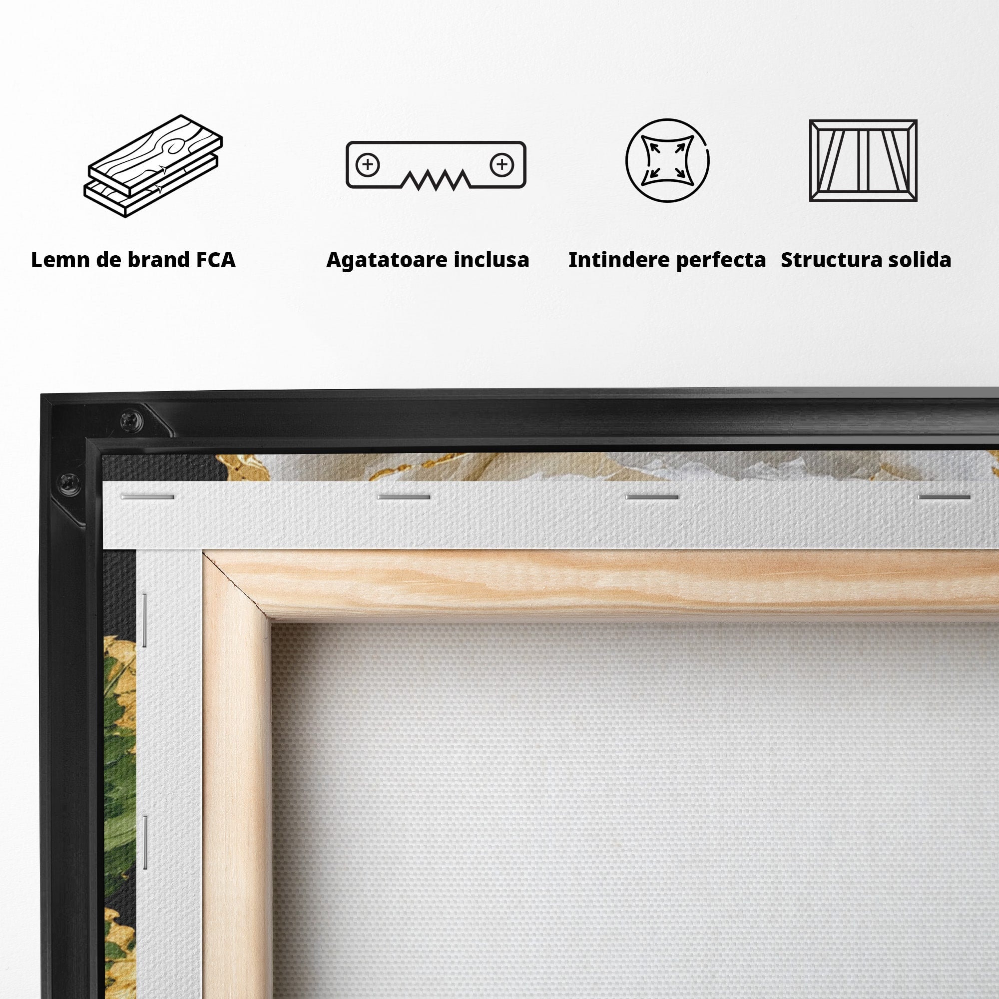 Tablou Canvas Premium LuxCanva® A1771, Trandafir Regal, Trandafir, Floral, Eleganta, Natură, Dormitor, Culori Vibrante