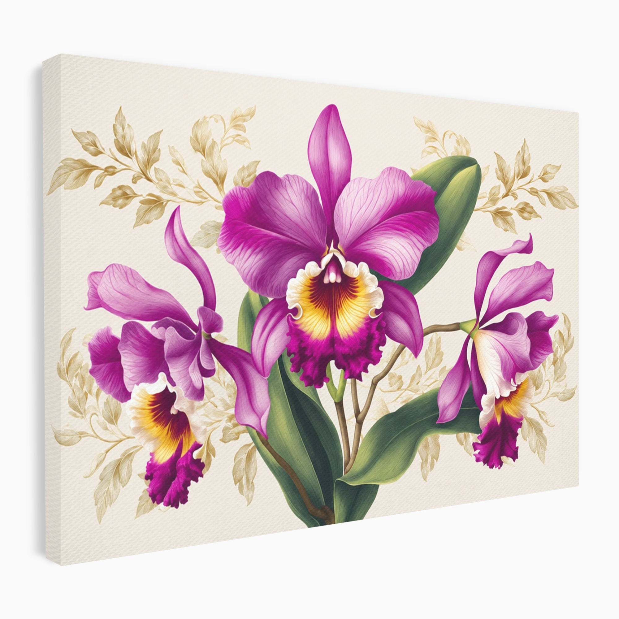 Tablou Canvas Premium LuxCanva® A1772, Orhidee Magnifice, Orhidee, Floral, Natura, Eleganta, Dormitor, Culori Vibrante