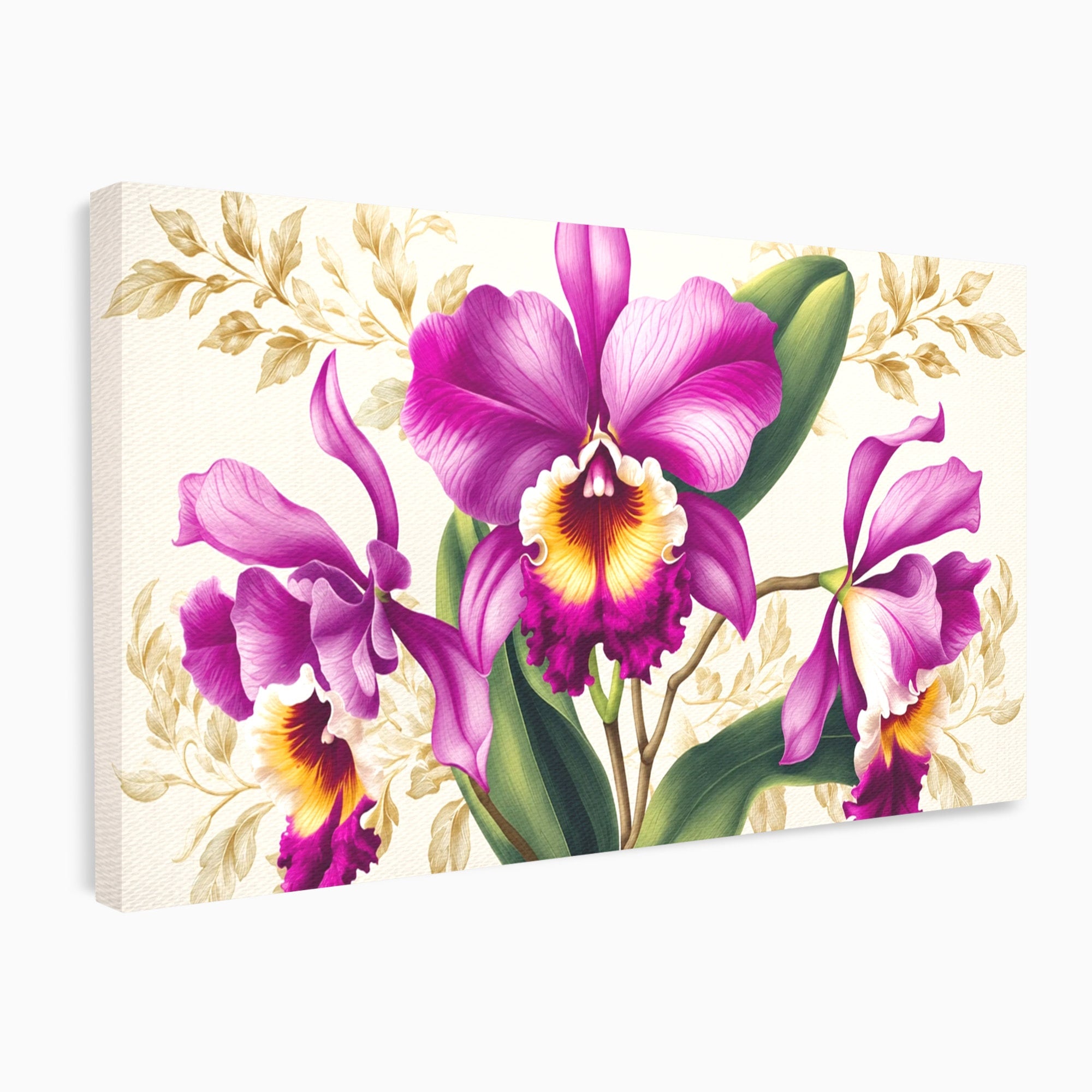 Tablou Canvas Premium LuxCanva® A1772, Orhidee Magnifice, Orhidee, Floral, Natura, Eleganta, Dormitor, Culori Vibrante