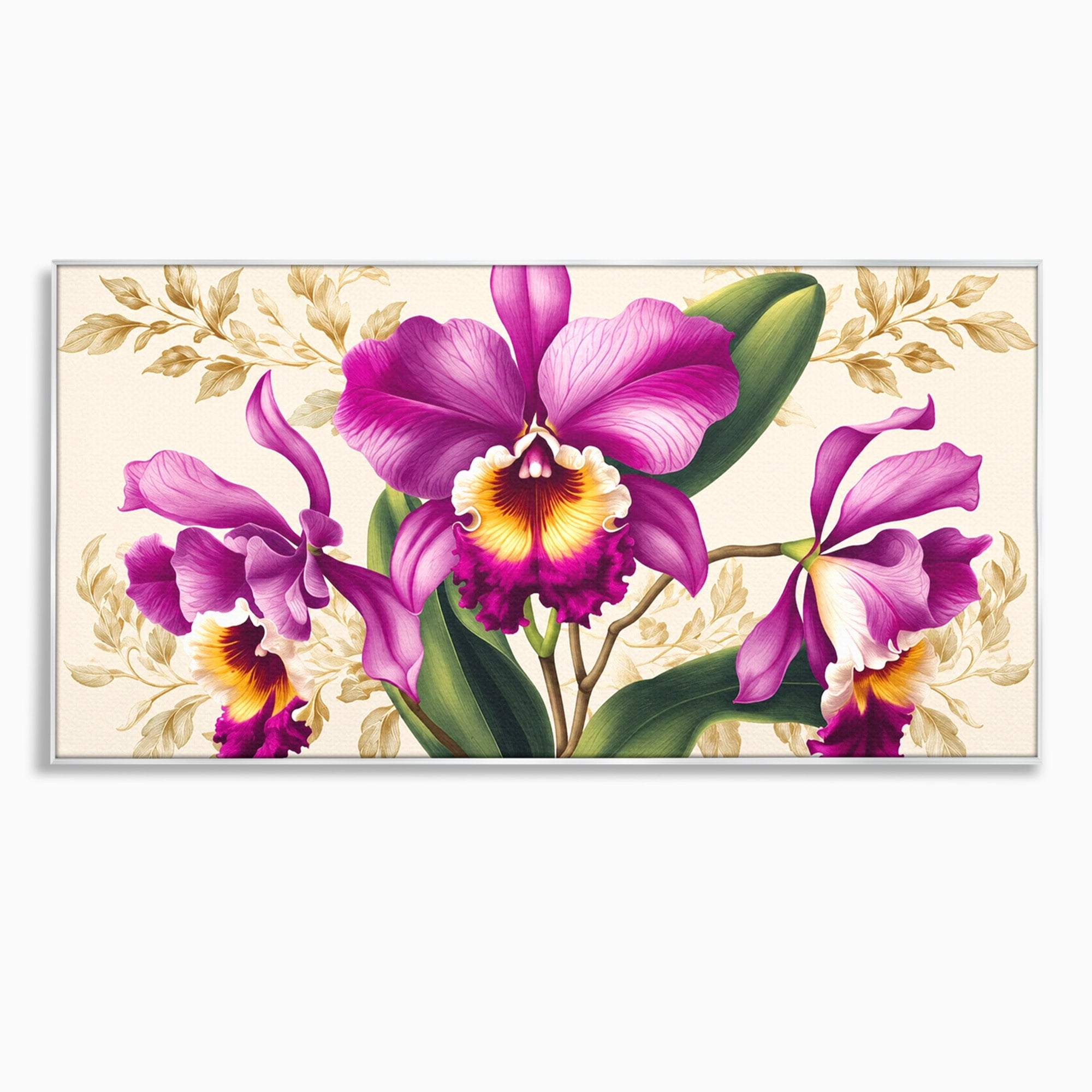 Tablou Canvas Premium LuxCanva® A1772, Orhidee Magnifice, Orhidee, Floral, Natura, Eleganta, Dormitor, Culori Vibrante