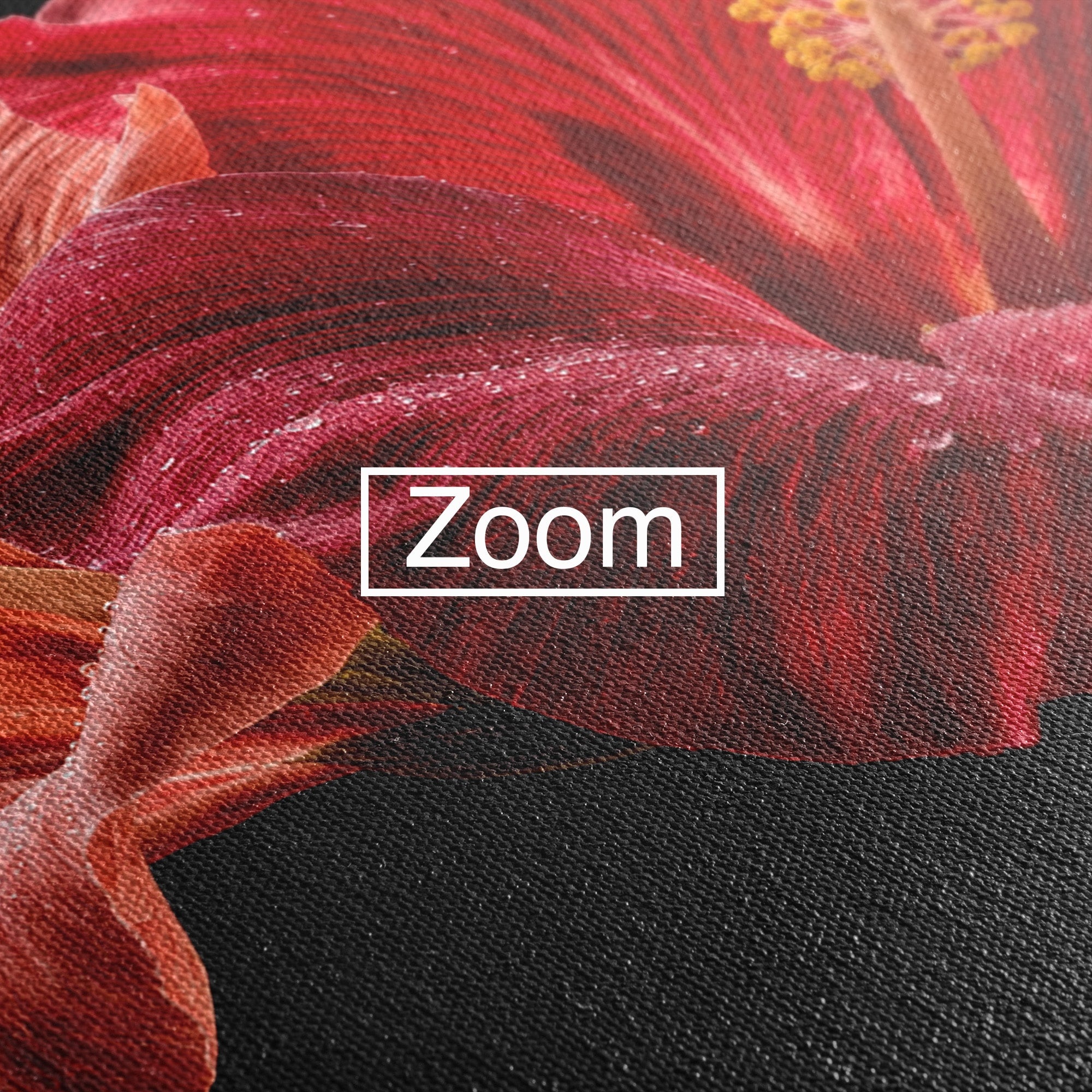 Tablou Canvas Premium LuxCanva® A1777, Floare De Hibiscus, Floare, Hibiscus, Eleganta, Dormitor, Living, Culori Vibrante