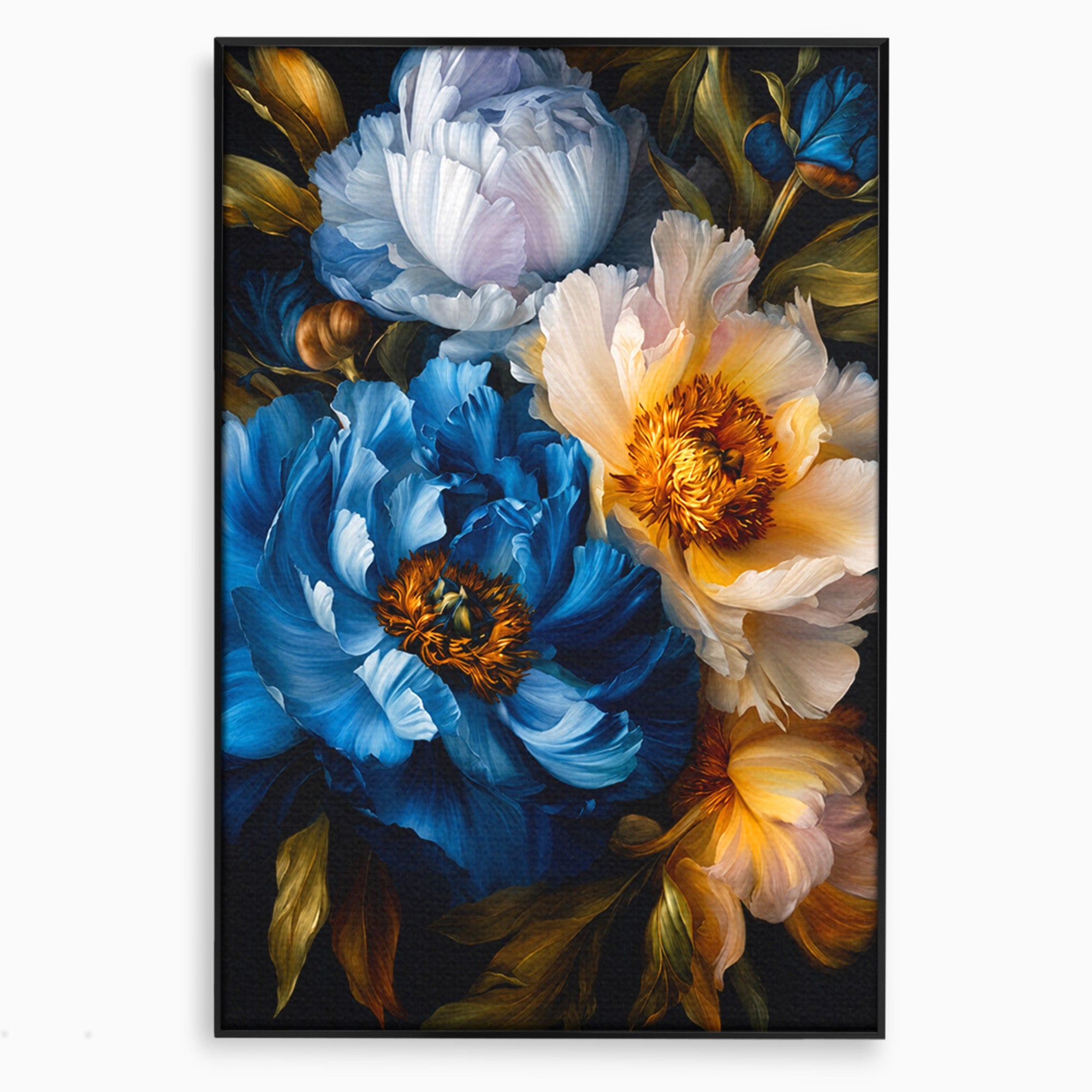 Tablou Canvas Premium LuxCanva® A1788, Buchet De Pivonii, Pivonii, Flori, Natura, Eleganta, Living, Culori Vibrante