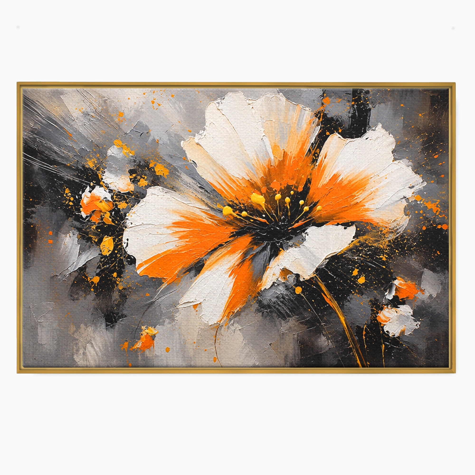 Tablou Canvas Premium LuxCanva® A1789, Floare Abstracta, Floare, Abstract, Arta Moderna, Living, Dormitor, Culori Vibrante
