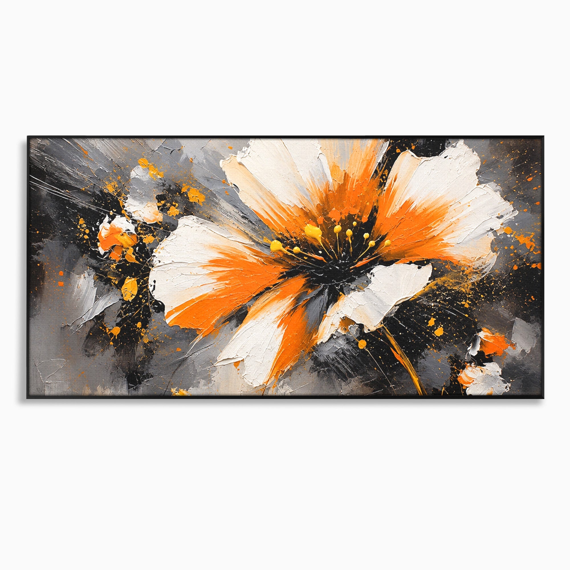 Tablou Canvas Premium LuxCanva® A1789, Floare Abstracta, Floare, Abstract, Arta Moderna, Living, Dormitor, Culori Vibrante