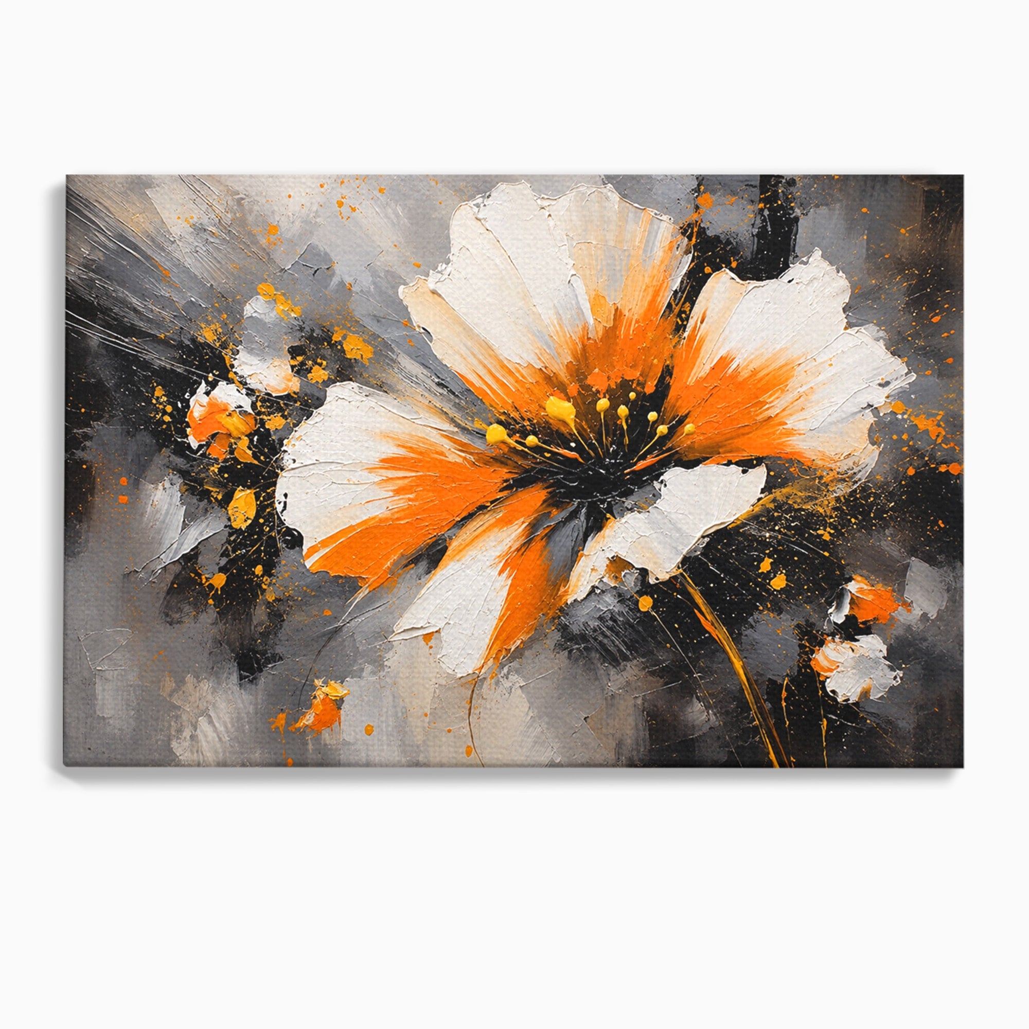 Tablou Canvas Premium LuxCanva® A1789, Floare Abstracta, Floare, Abstract, Arta Moderna, Living, Dormitor, Culori Vibrante