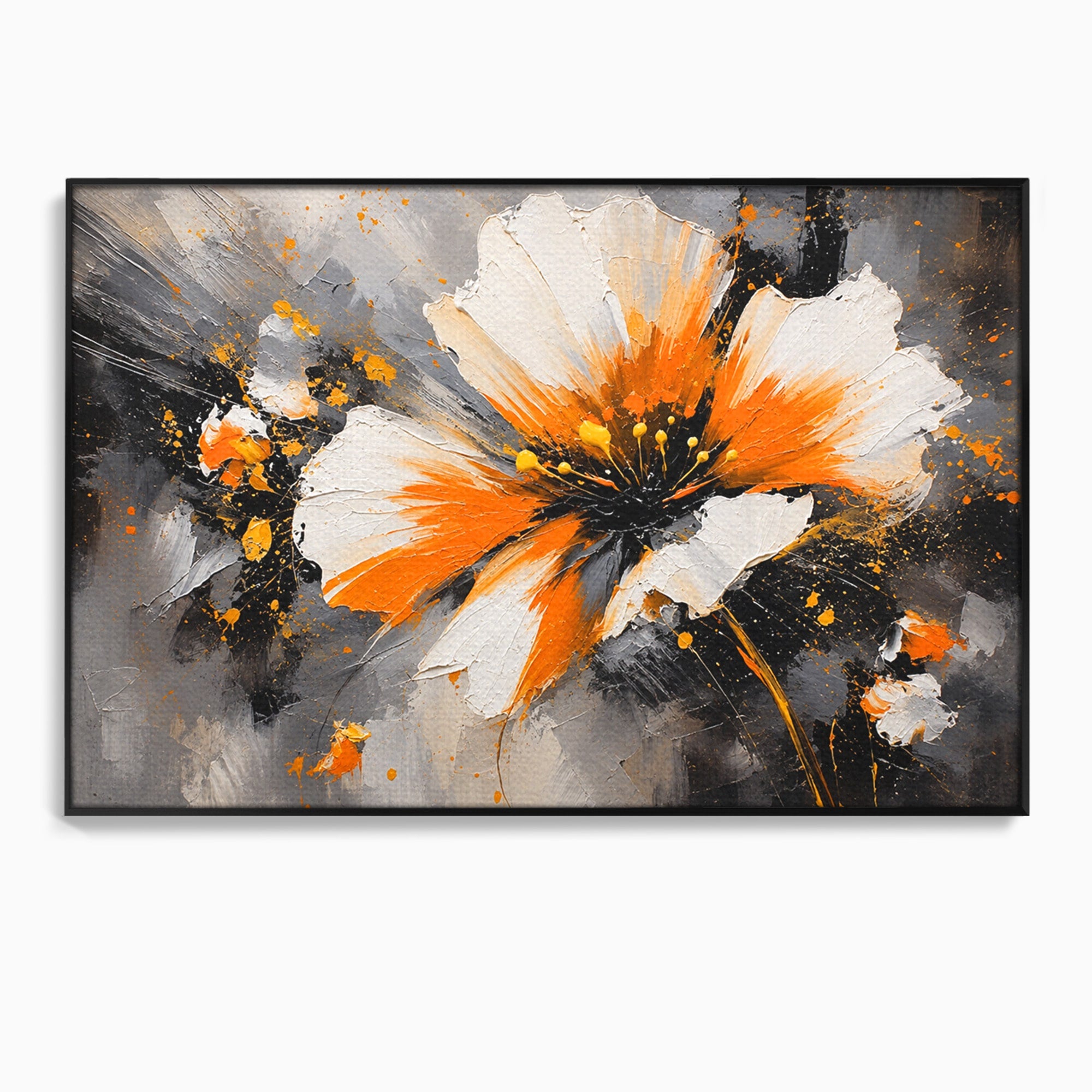 Tablou Canvas Premium LuxCanva® A1789, Floare Abstracta, Floare, Abstract, Arta Moderna, Living, Dormitor, Culori Vibrante