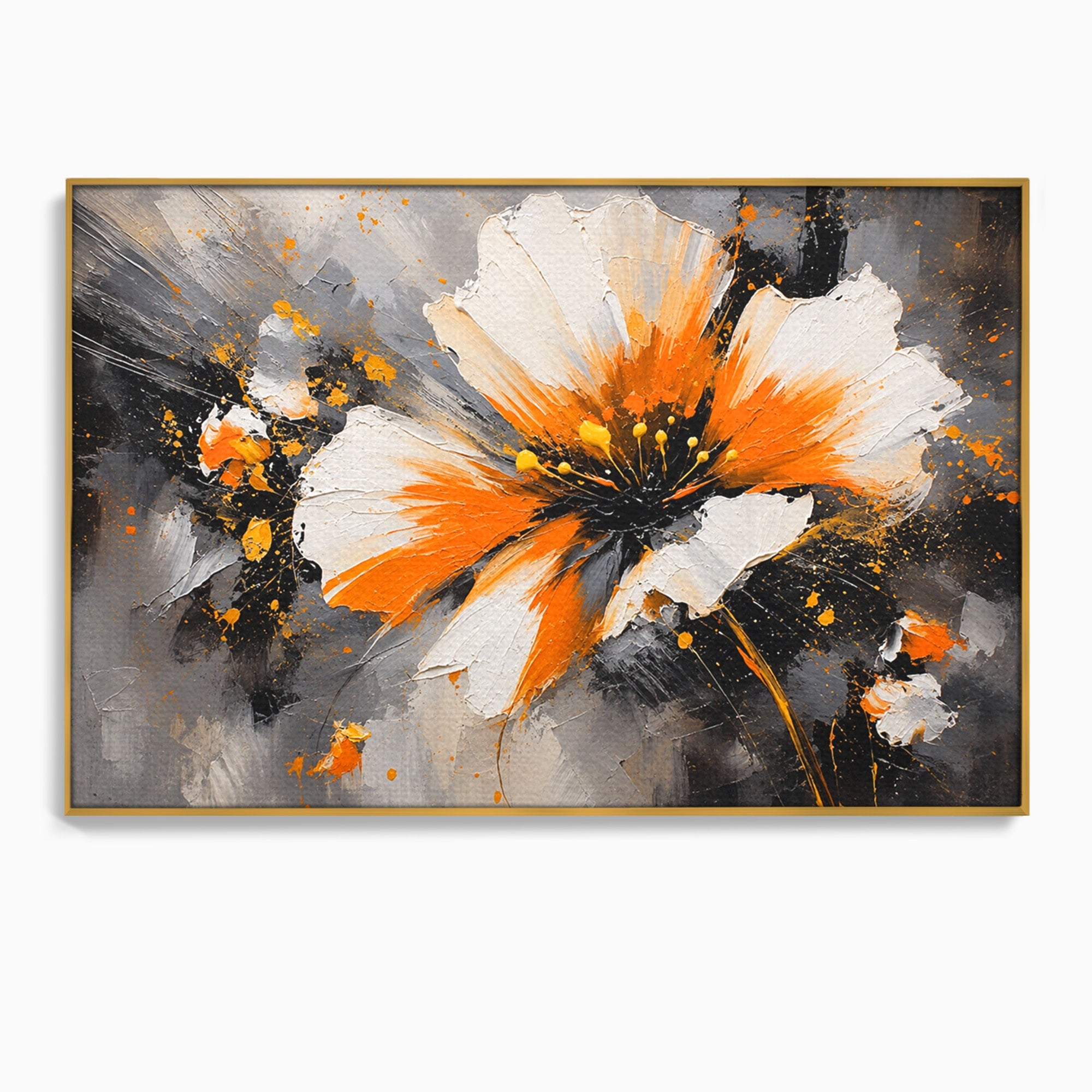 Tablou Canvas Premium LuxCanva® A1789, Floare Abstracta, Floare, Abstract, Arta Moderna, Living, Dormitor, Culori Vibrante