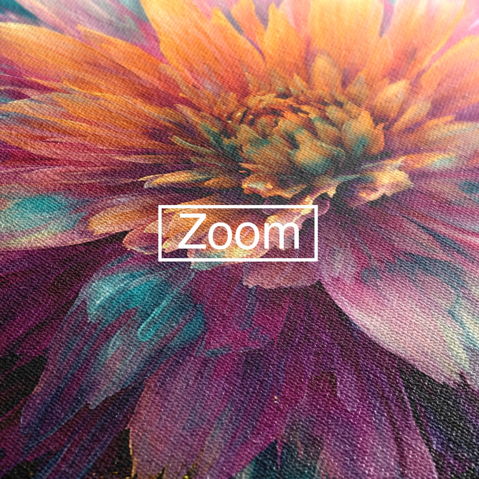 Tablou Canvas Premium LuxCanva® A1790, Floare Cosmica, Floare, Abstract, Natura, Living, Dormitor, Culori Vibrante