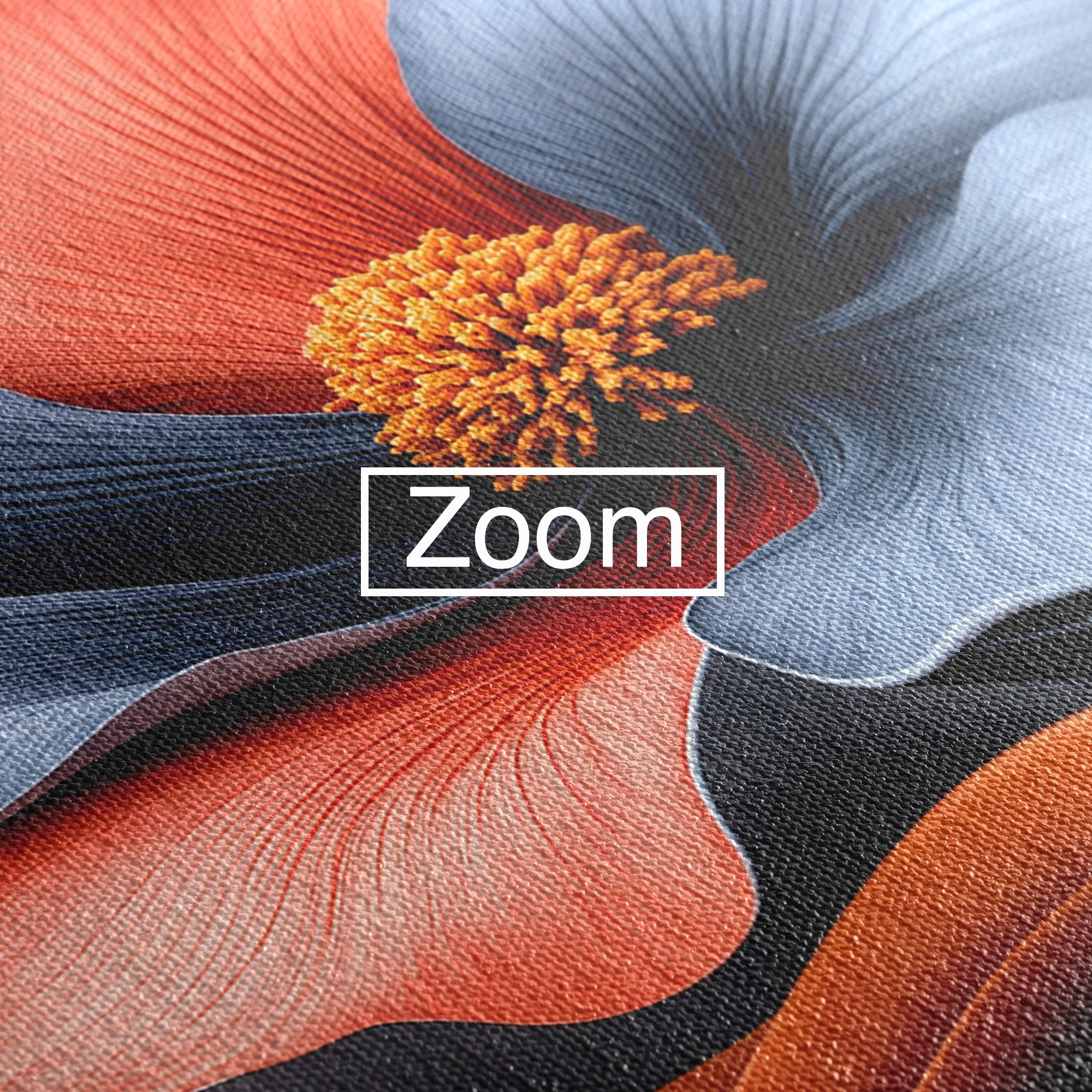 Tablou Canvas Premium LuxCanva® A1792, Floare Abstracta, Floare, Abstract, Modern, Dormitor, Living, Culori Vibrante
