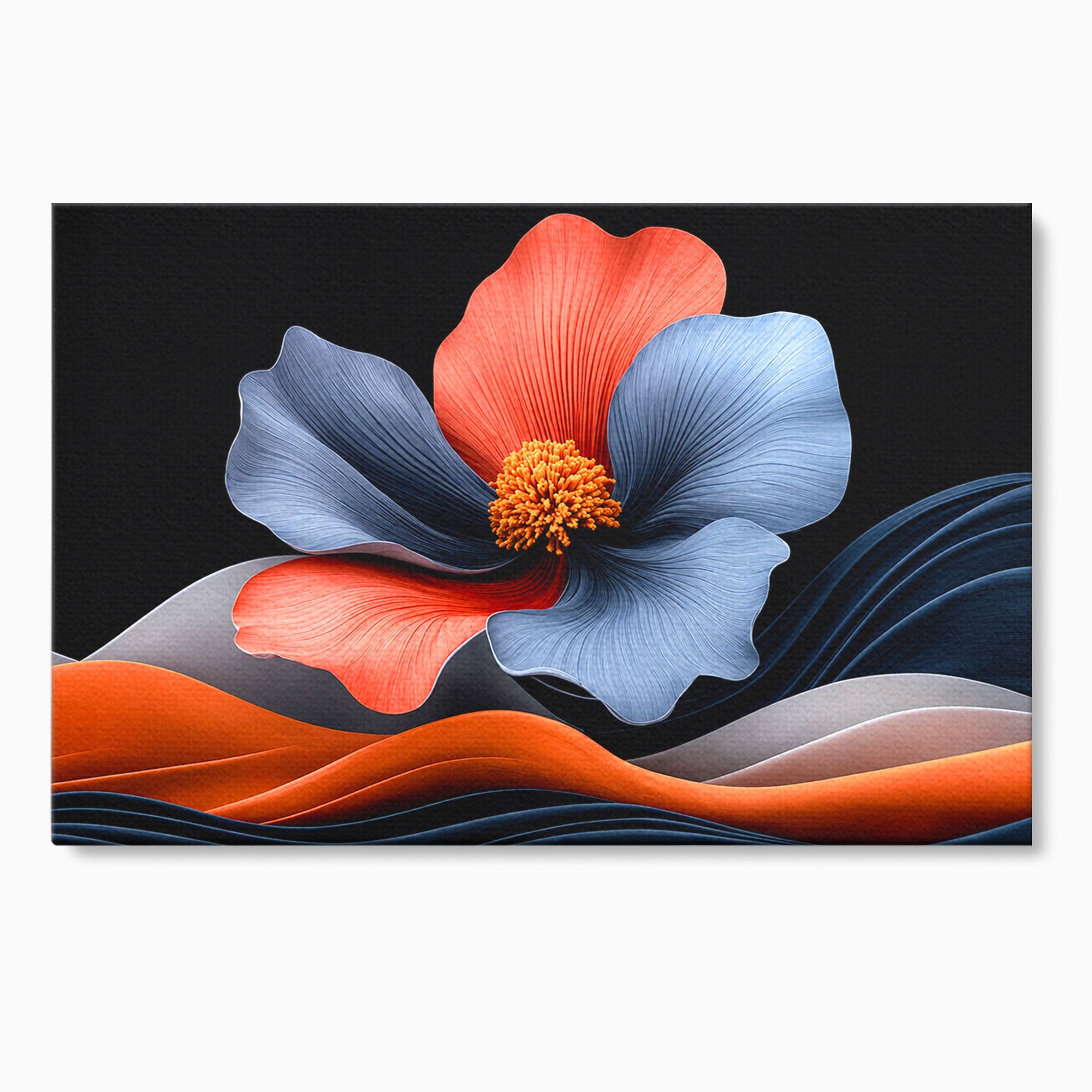 Tablou Canvas Premium LuxCanva® A1792, Floare Abstracta, Floare, Abstract, Modern, Dormitor, Living, Culori Vibrante