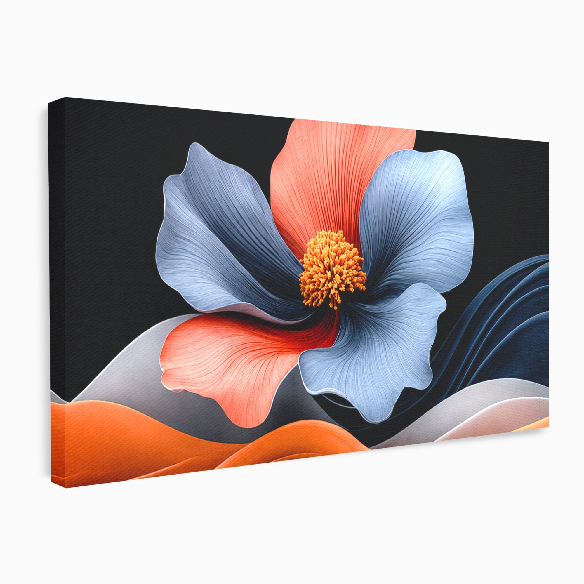 Tablou Canvas Premium LuxCanva® A1792, Floare Abstracta, Floare, Abstract, Modern, Dormitor, Living, Culori Vibrante
