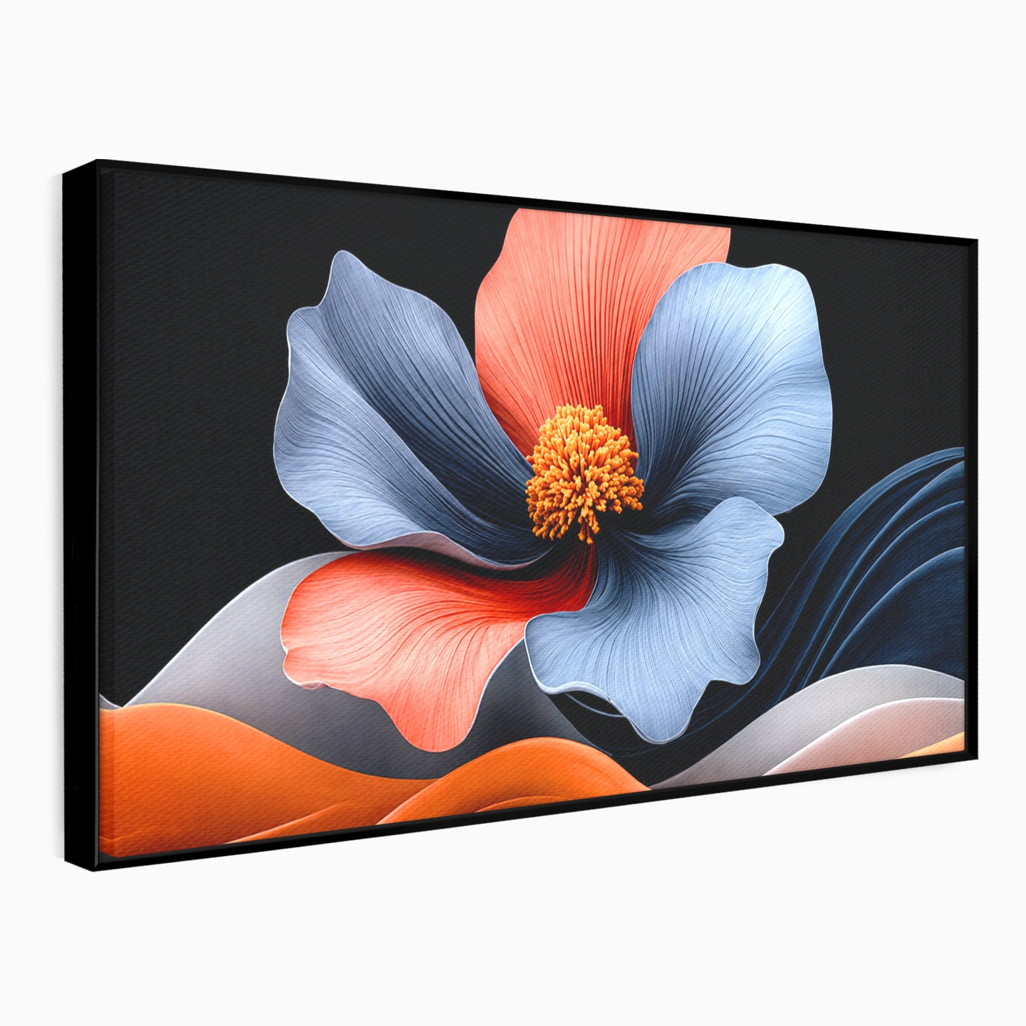 Tablou Canvas Premium LuxCanva® A1792, Floare Abstracta, Floare, Abstract, Modern, Dormitor, Living, Culori Vibrante