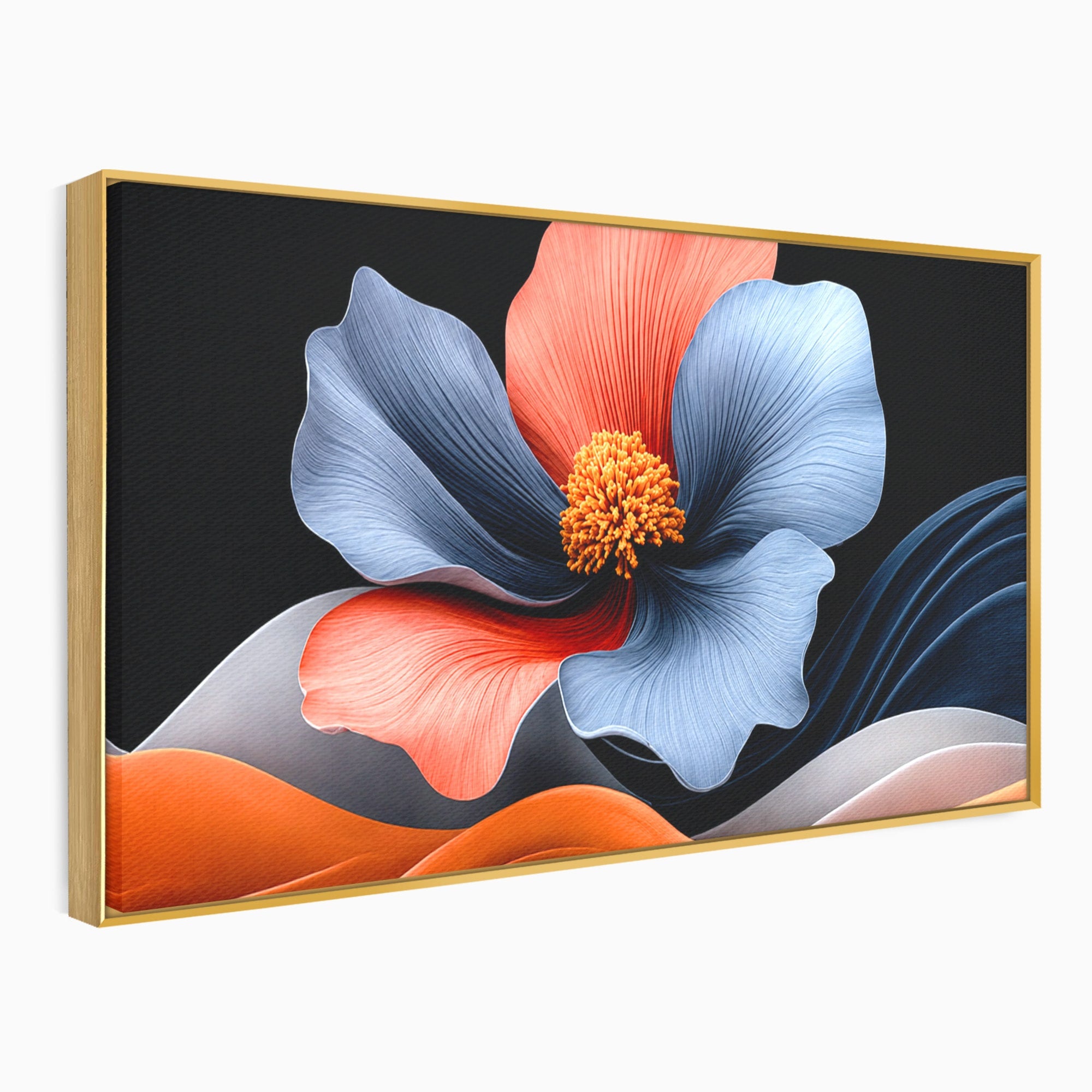 Tablou Canvas Premium LuxCanva® A1792, Floare Abstracta, Floare, Abstract, Modern, Dormitor, Living, Culori Vibrante