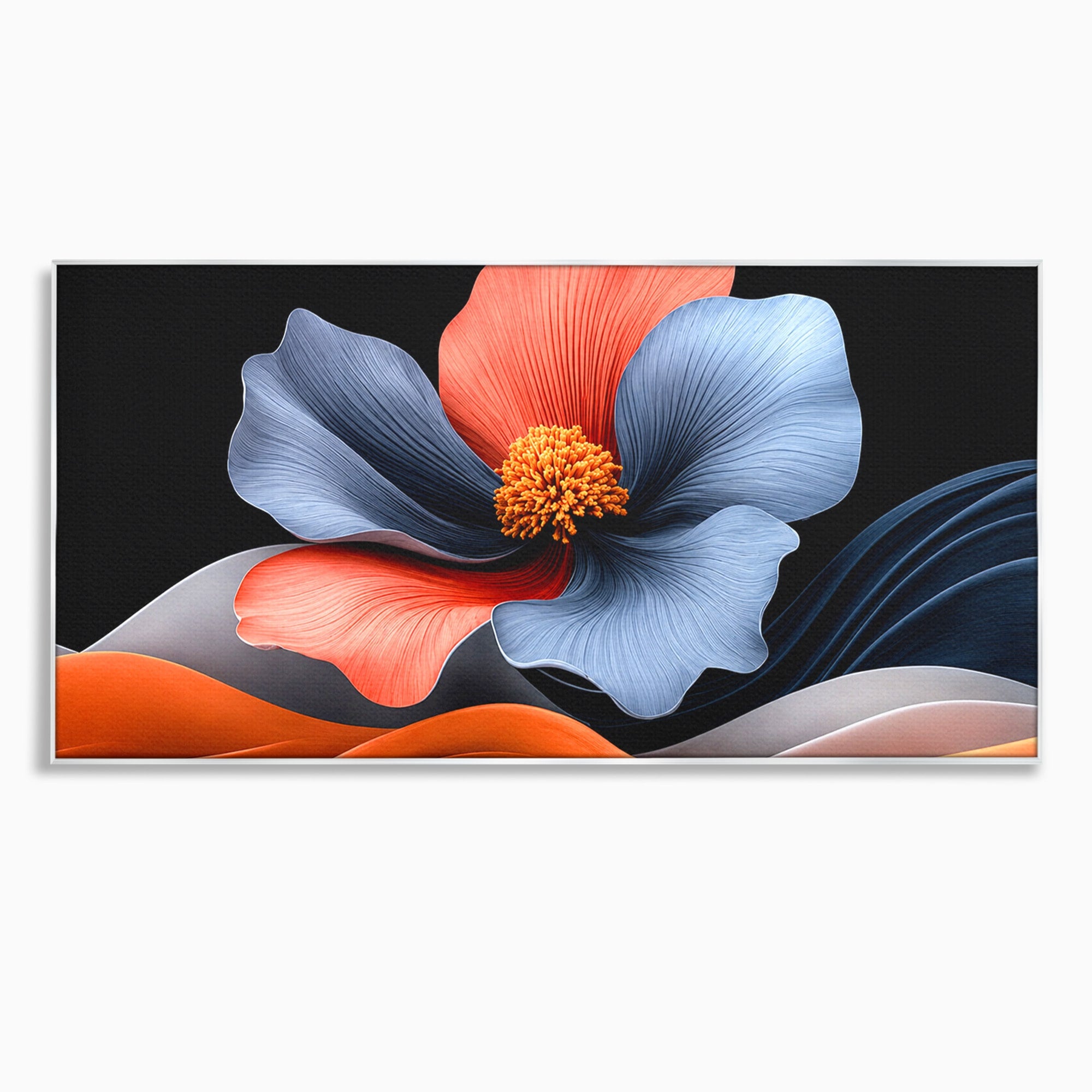 Tablou Canvas Premium LuxCanva® A1792, Floare Abstracta, Floare, Abstract, Modern, Dormitor, Living, Culori Vibrante