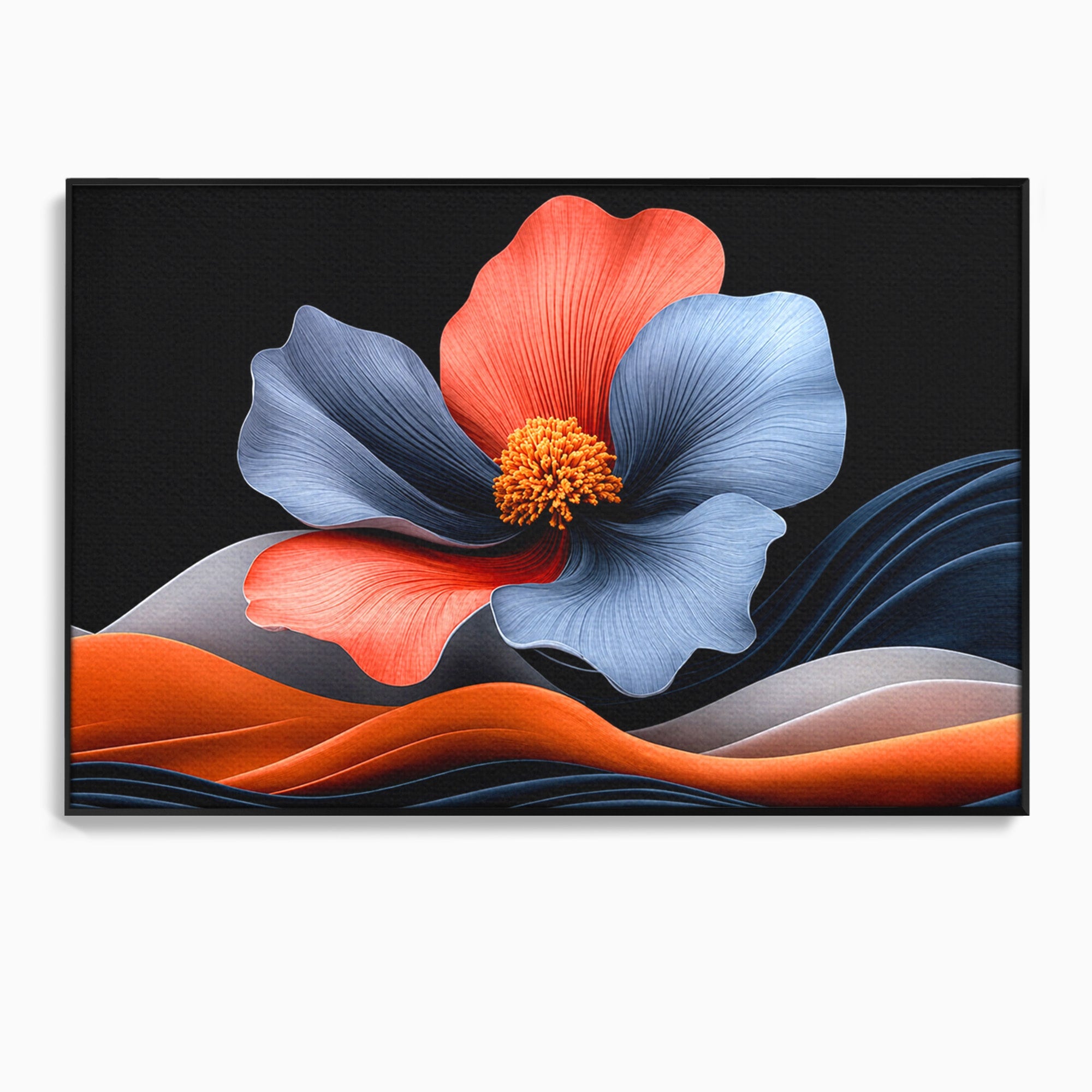 Tablou Canvas Premium LuxCanva® A1792, Floare Abstracta, Floare, Abstract, Modern, Dormitor, Living, Culori Vibrante