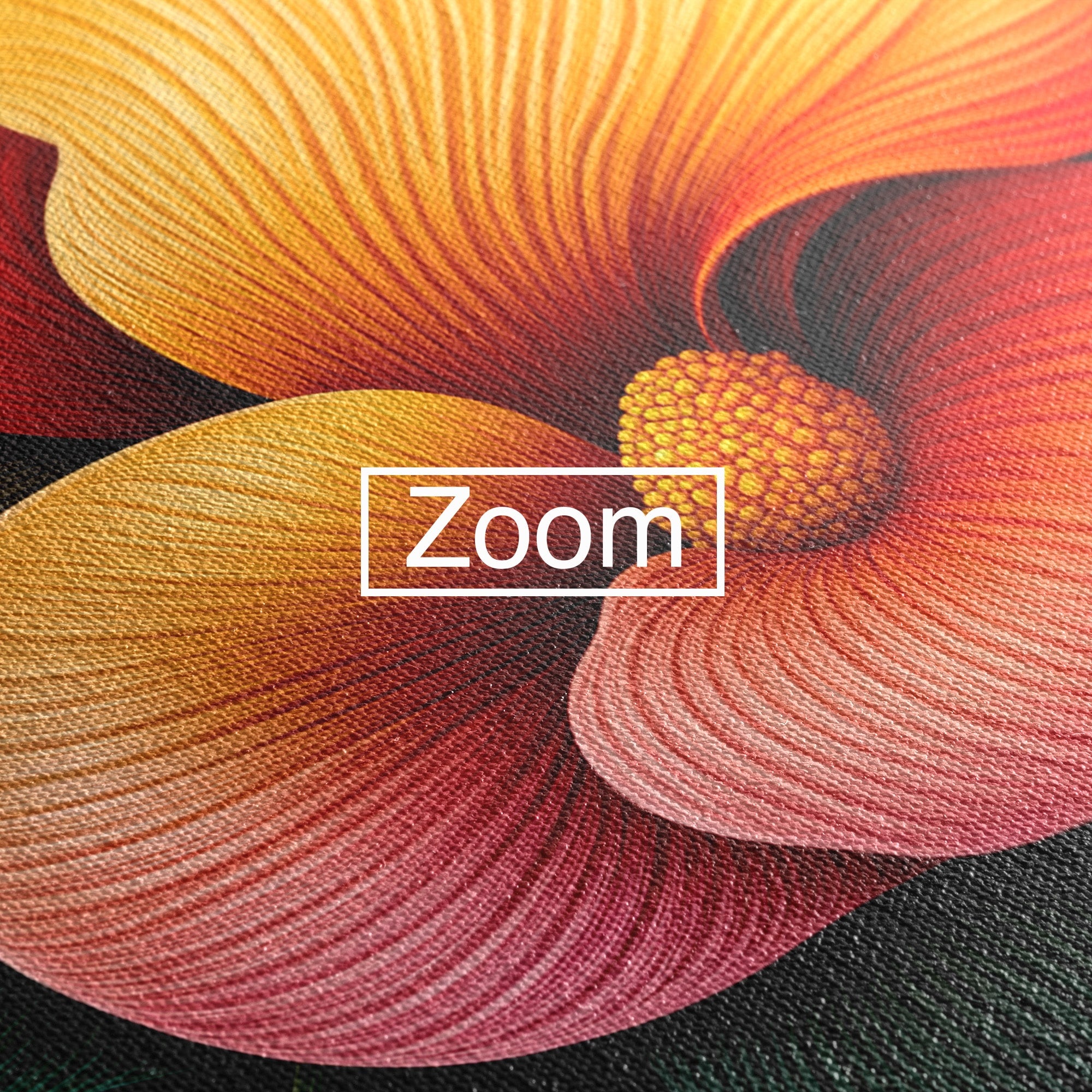 Tablou Canvas Premium LuxCanva® A1793, Euforia Florii, Floare, Abstract, Modern, Dormitor, Living, Culori Vibrante