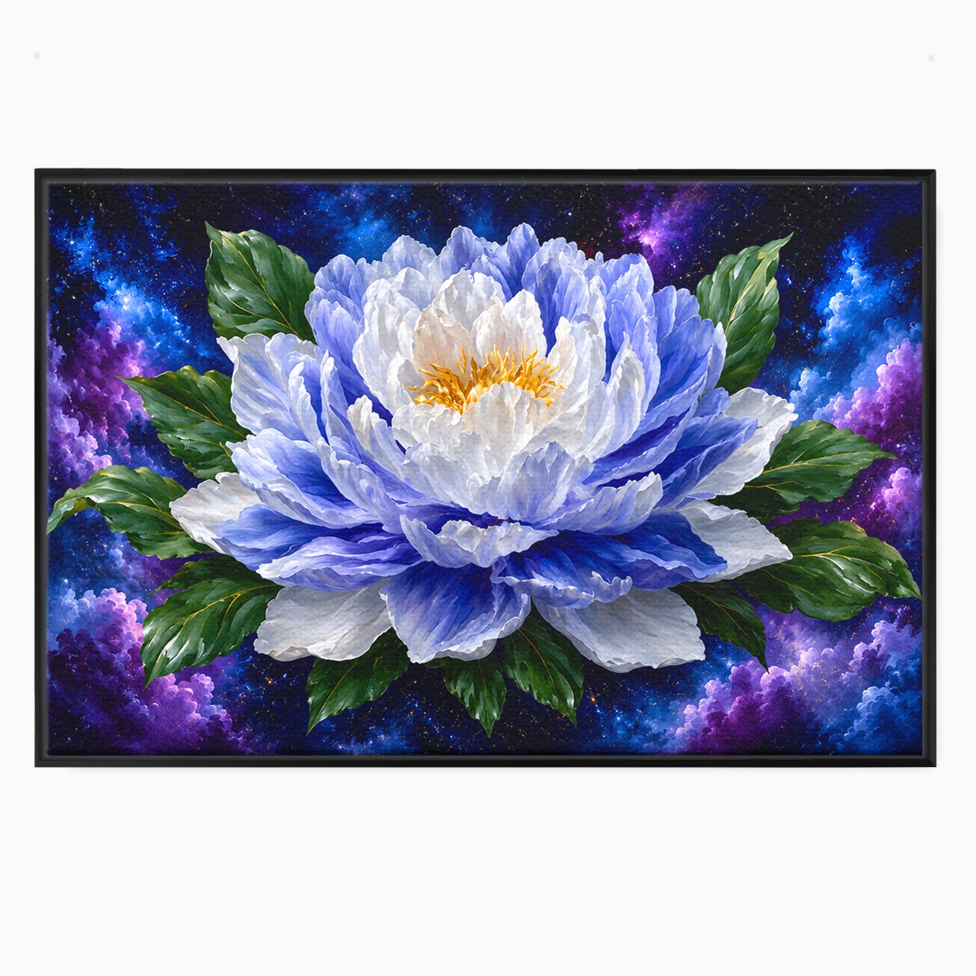 Tablou Canvas Premium LuxCanva® A1795, Floare Galactica, Floare, Galaxie, Natura, Living, Dormitor, Culori Vibrante