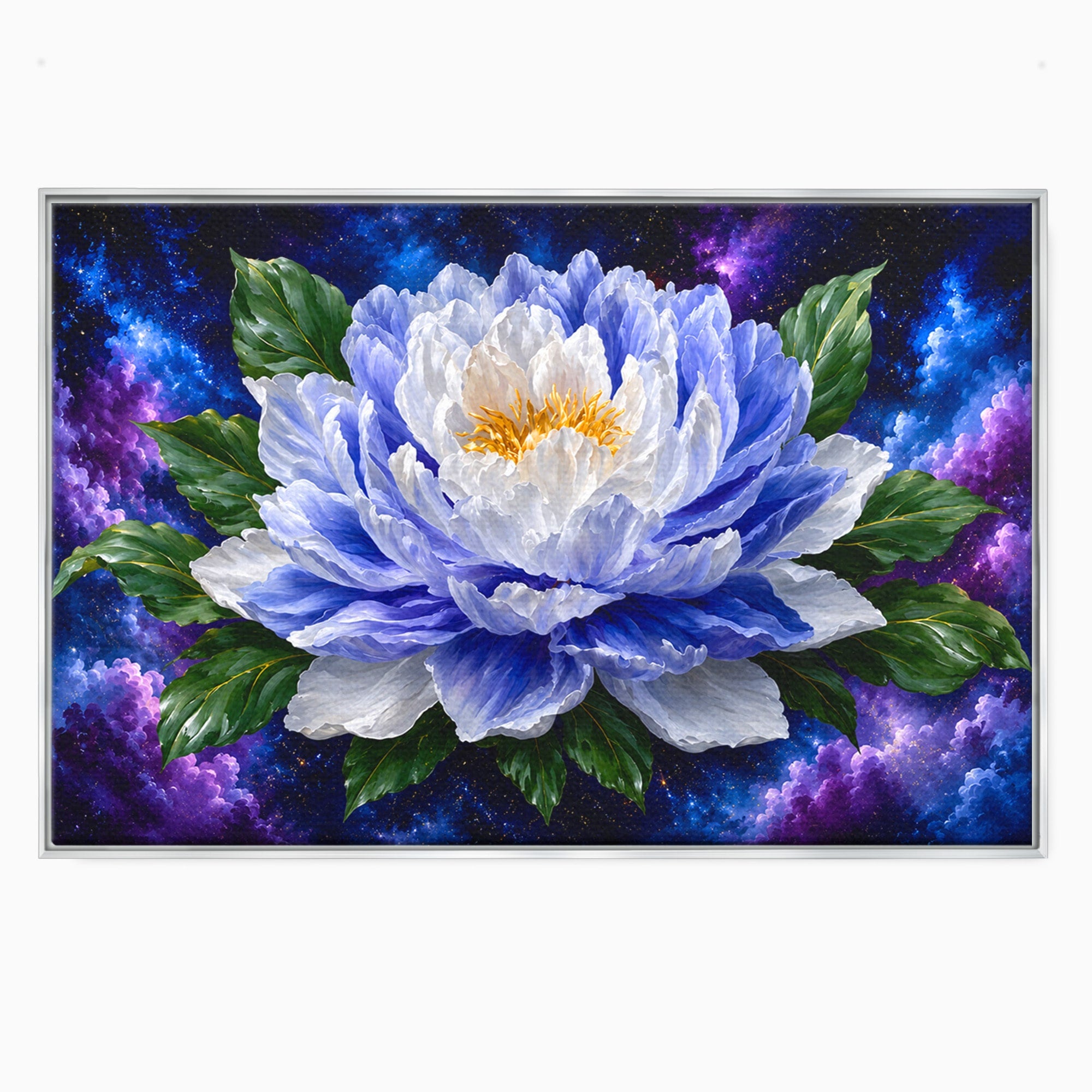 Tablou Canvas Premium LuxCanva® A1795, Floare Galactica, Floare, Galaxie, Natura, Living, Dormitor, Culori Vibrante