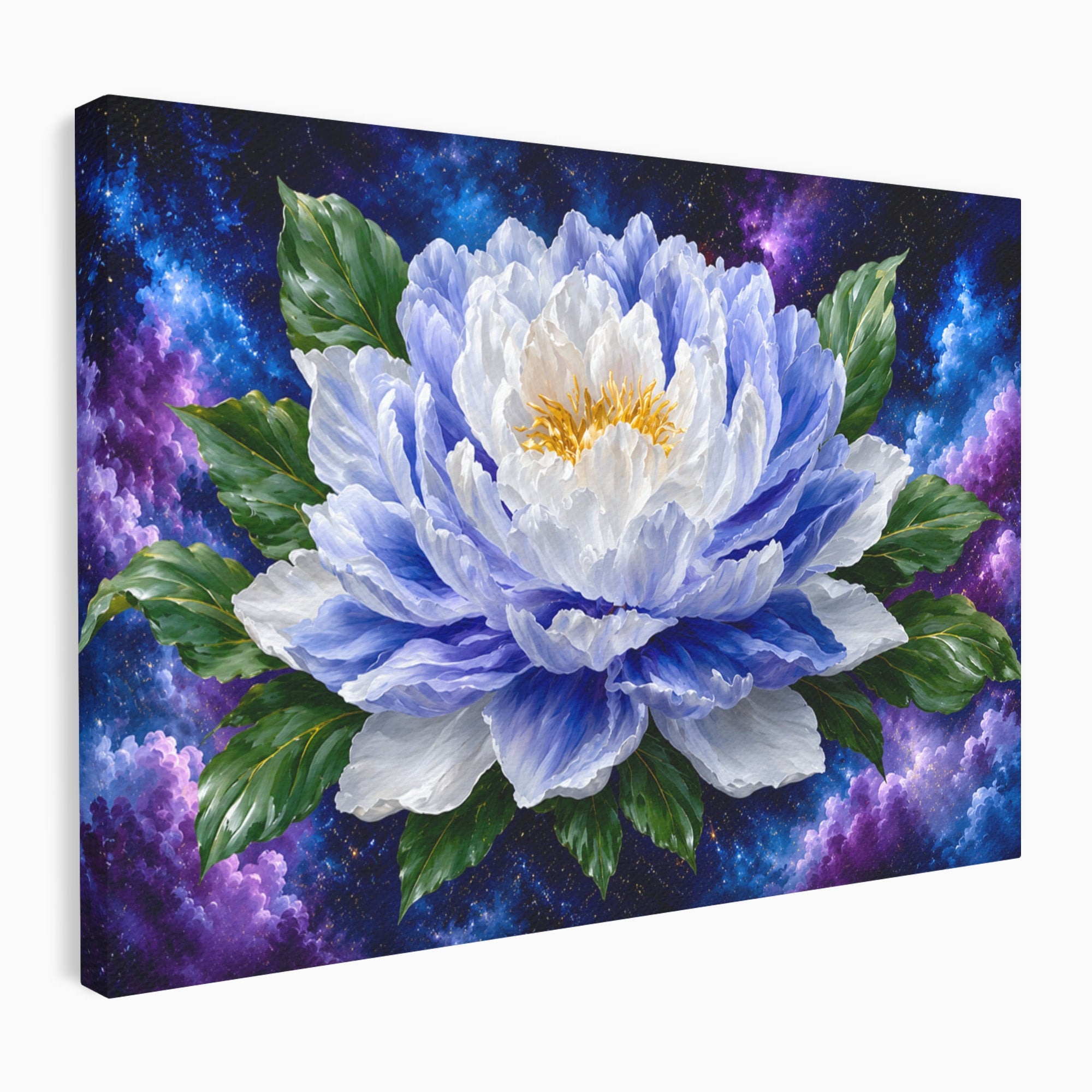 Tablou Canvas Premium LuxCanva® A1795, Floare Galactica, Floare, Galaxie, Natura, Living, Dormitor, Culori Vibrante