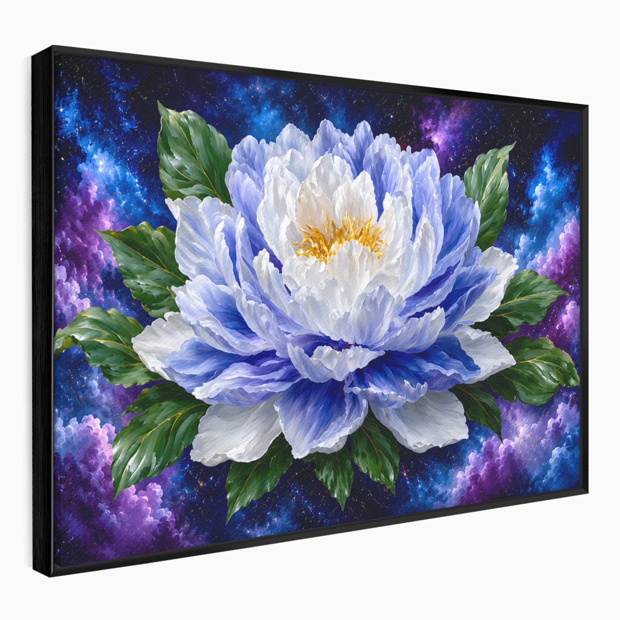 Tablou Canvas Premium LuxCanva® A1795, Floare Galactica, Floare, Galaxie, Natura, Living, Dormitor, Culori Vibrante
