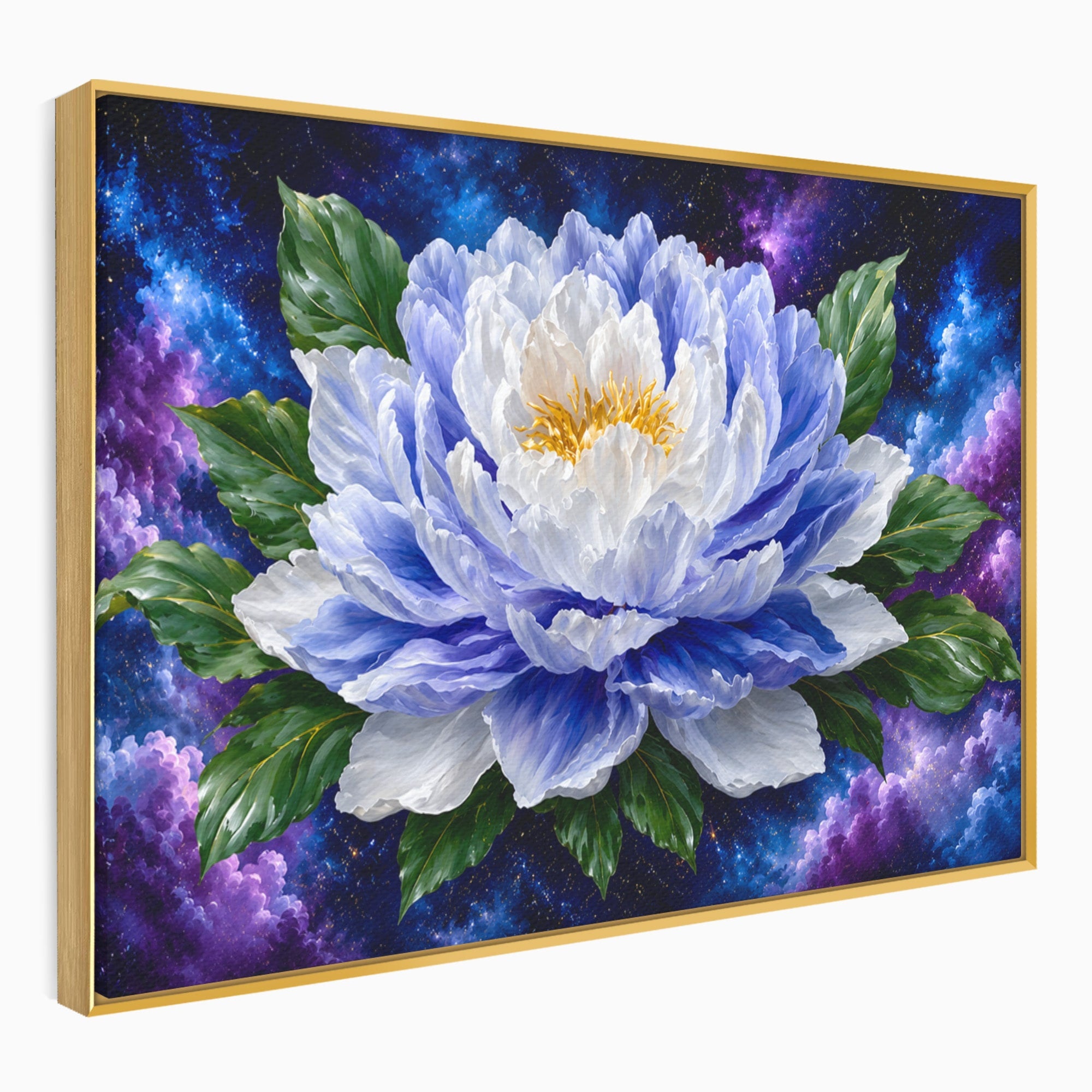 Tablou Canvas Premium LuxCanva® A1795, Floare Galactica, Floare, Galaxie, Natura, Living, Dormitor, Culori Vibrante
