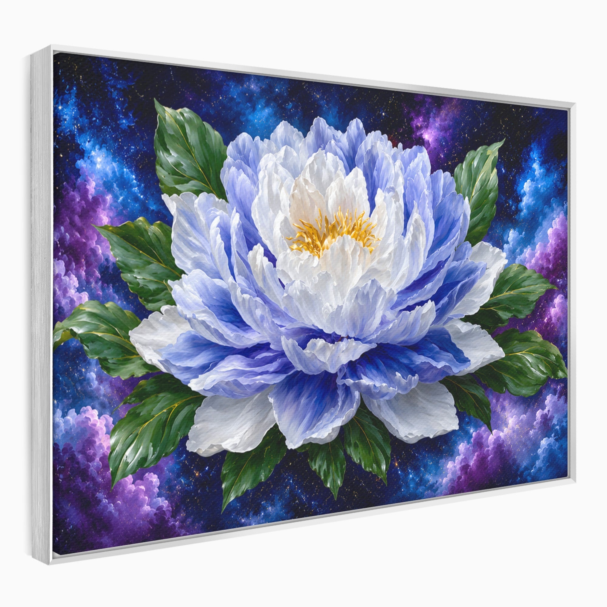 Tablou Canvas Premium LuxCanva® A1795, Floare Galactica, Floare, Galaxie, Natura, Living, Dormitor, Culori Vibrante
