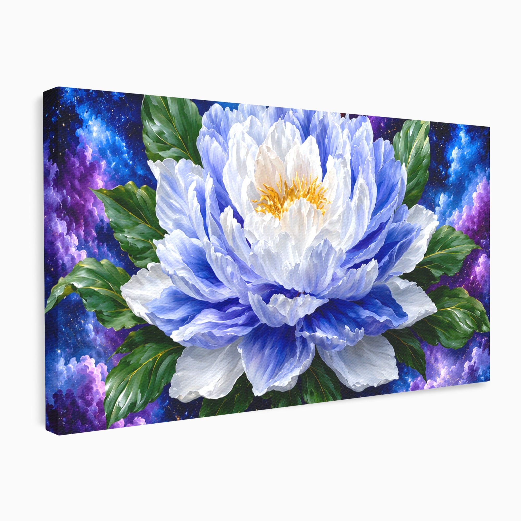 Tablou Canvas Premium LuxCanva® A1795, Floare Galactica, Floare, Galaxie, Natura, Living, Dormitor, Culori Vibrante
