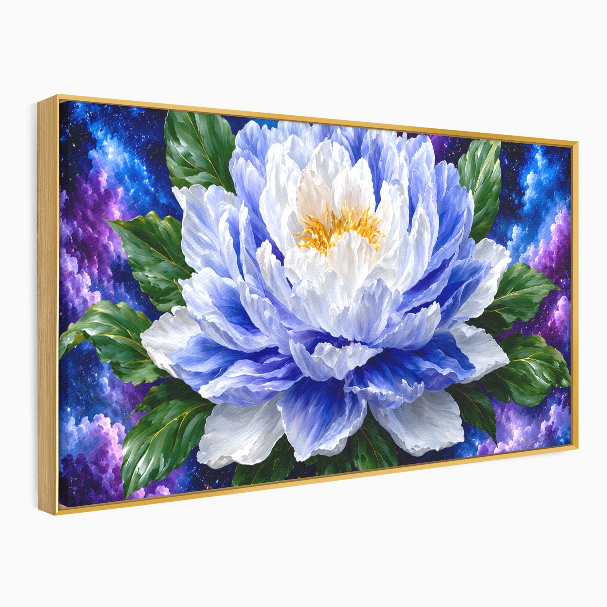 Tablou Canvas Premium LuxCanva® A1795, Floare Galactica, Floare, Galaxie, Natura, Living, Dormitor, Culori Vibrante