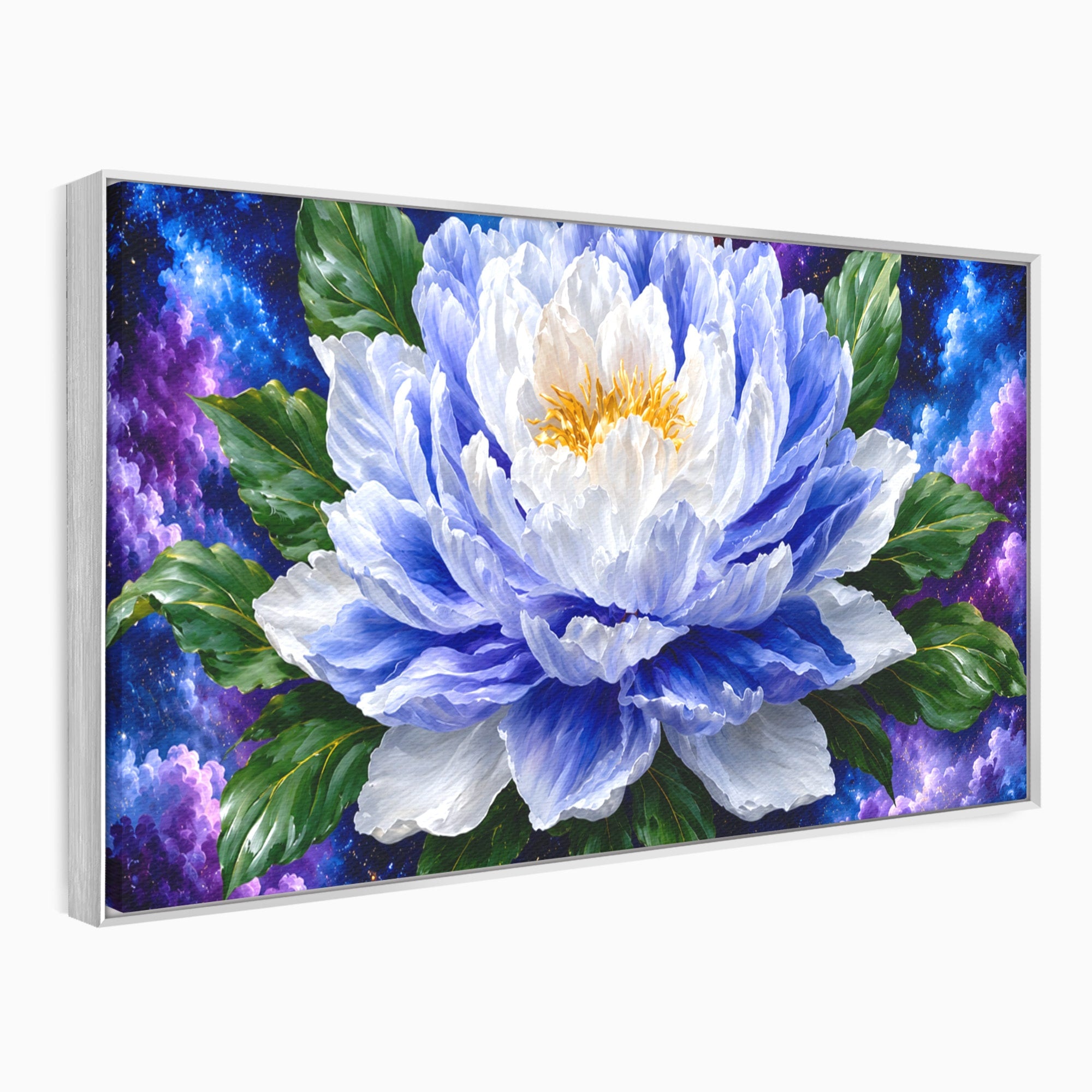 Tablou Canvas Premium LuxCanva® A1795, Floare Galactica, Floare, Galaxie, Natura, Living, Dormitor, Culori Vibrante