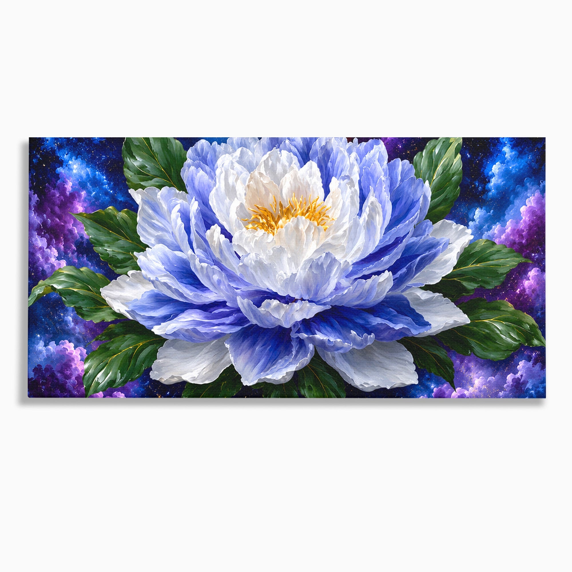 Tablou Canvas Premium LuxCanva® A1795, Floare Galactica, Floare, Galaxie, Natura, Living, Dormitor, Culori Vibrante