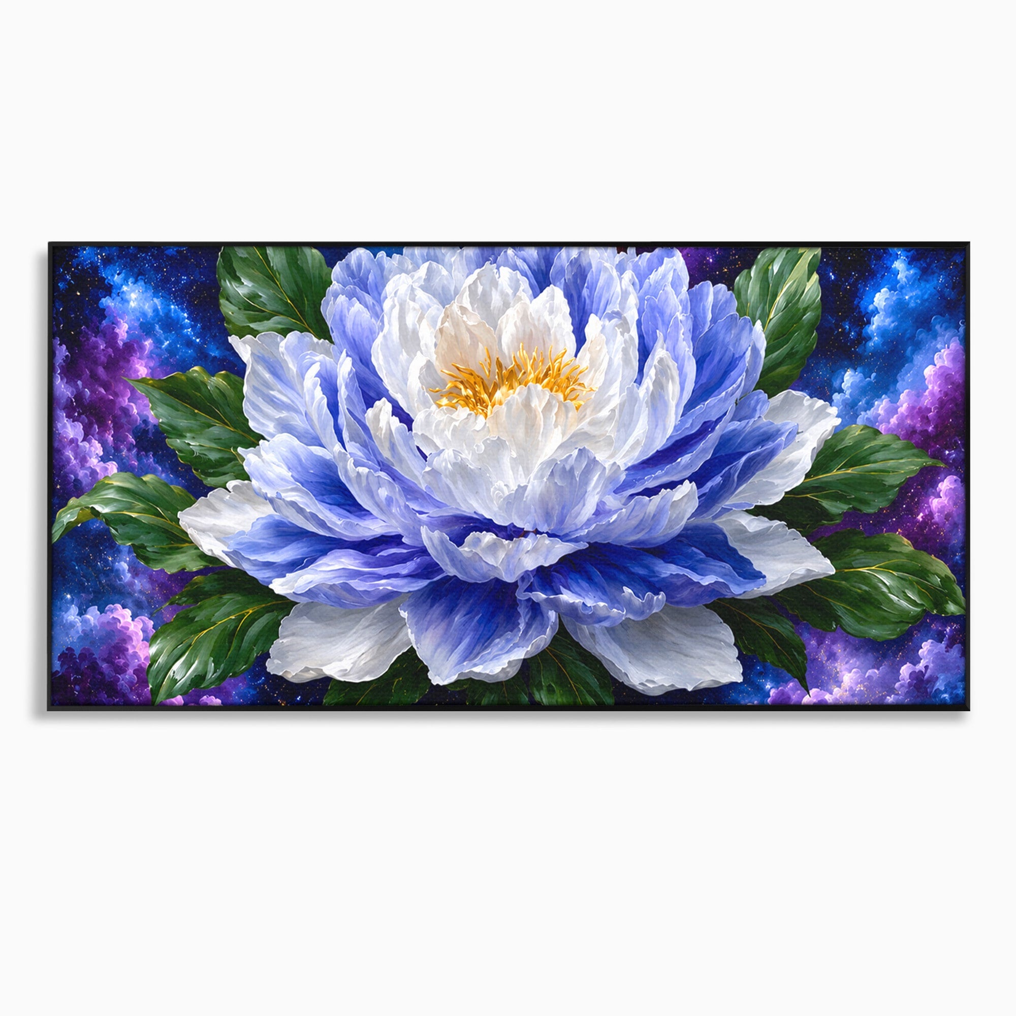 Tablou Canvas Premium LuxCanva® A1795, Floare Galactica, Floare, Galaxie, Natura, Living, Dormitor, Culori Vibrante