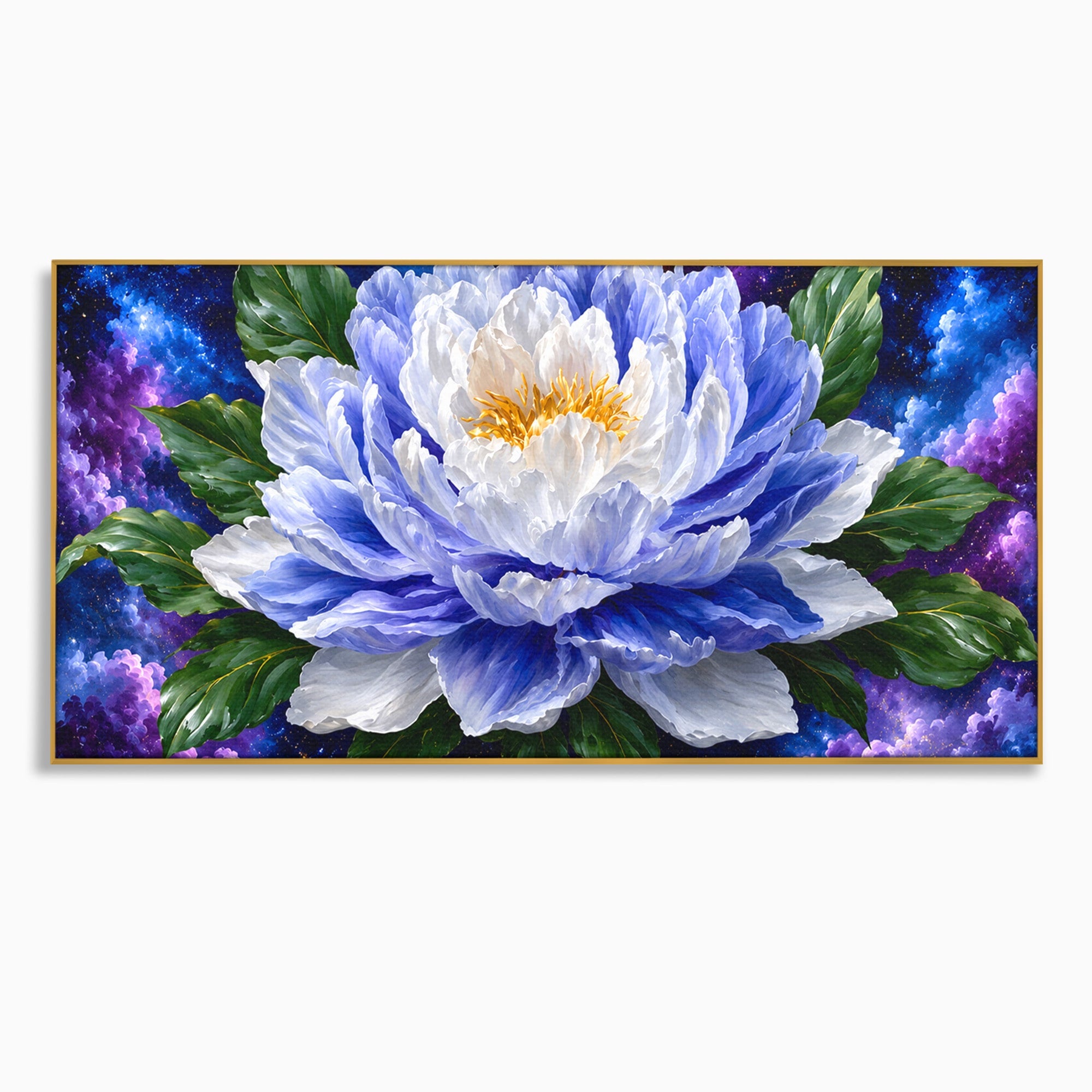 Tablou Canvas Premium LuxCanva® A1795, Floare Galactica, Floare, Galaxie, Natura, Living, Dormitor, Culori Vibrante