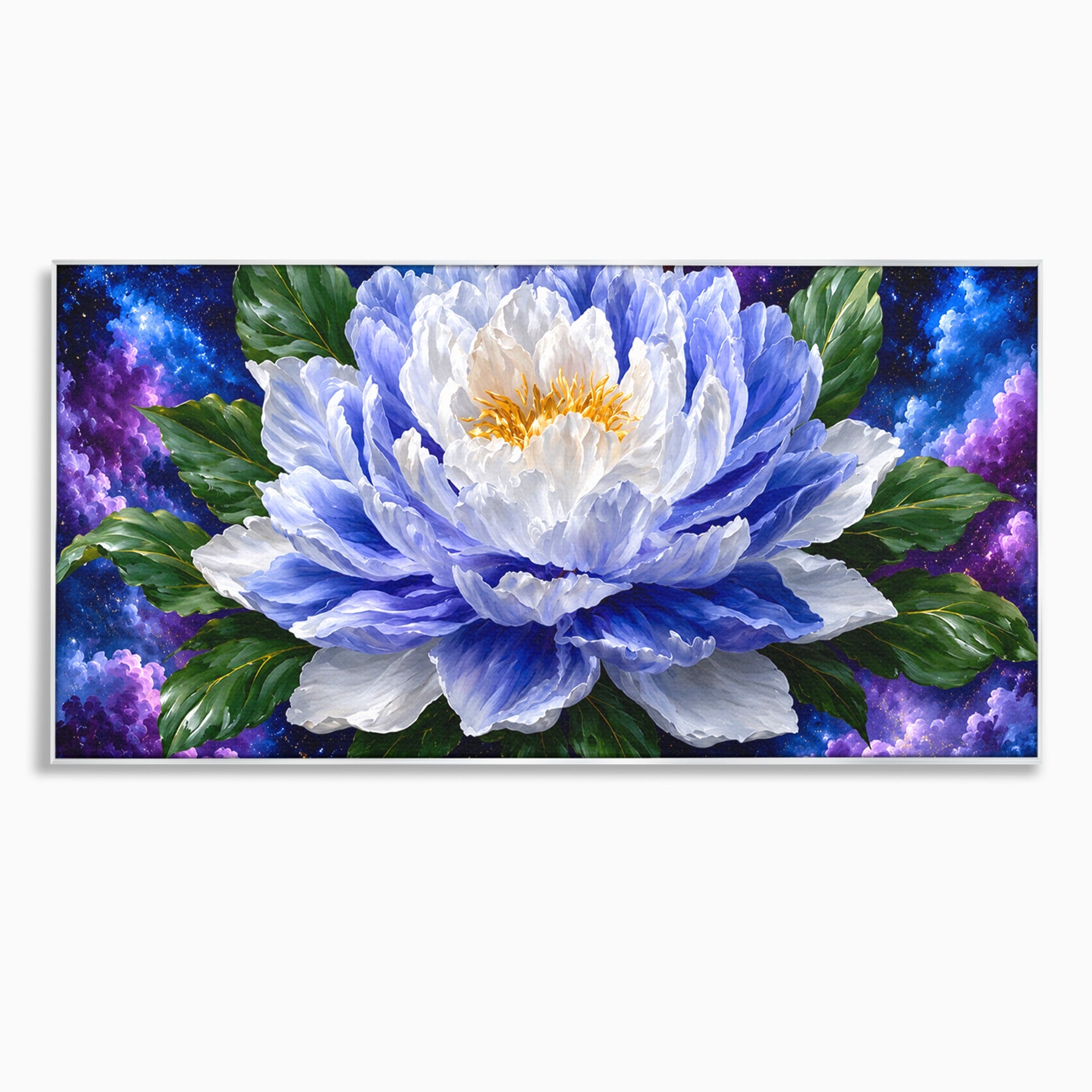 Tablou Canvas Premium LuxCanva® A1795, Floare Galactica, Floare, Galaxie, Natura, Living, Dormitor, Culori Vibrante
