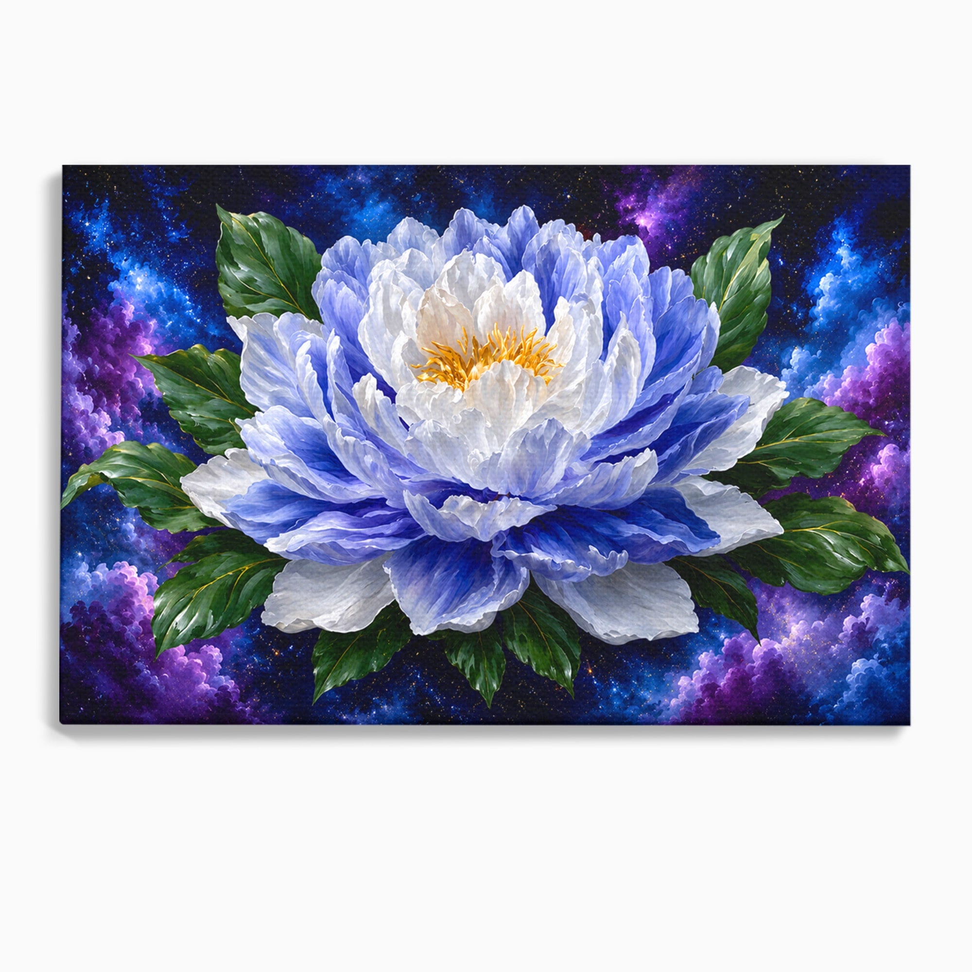Tablou Canvas Premium LuxCanva® A1795, Floare Galactica, Floare, Galaxie, Natura, Living, Dormitor, Culori Vibrante