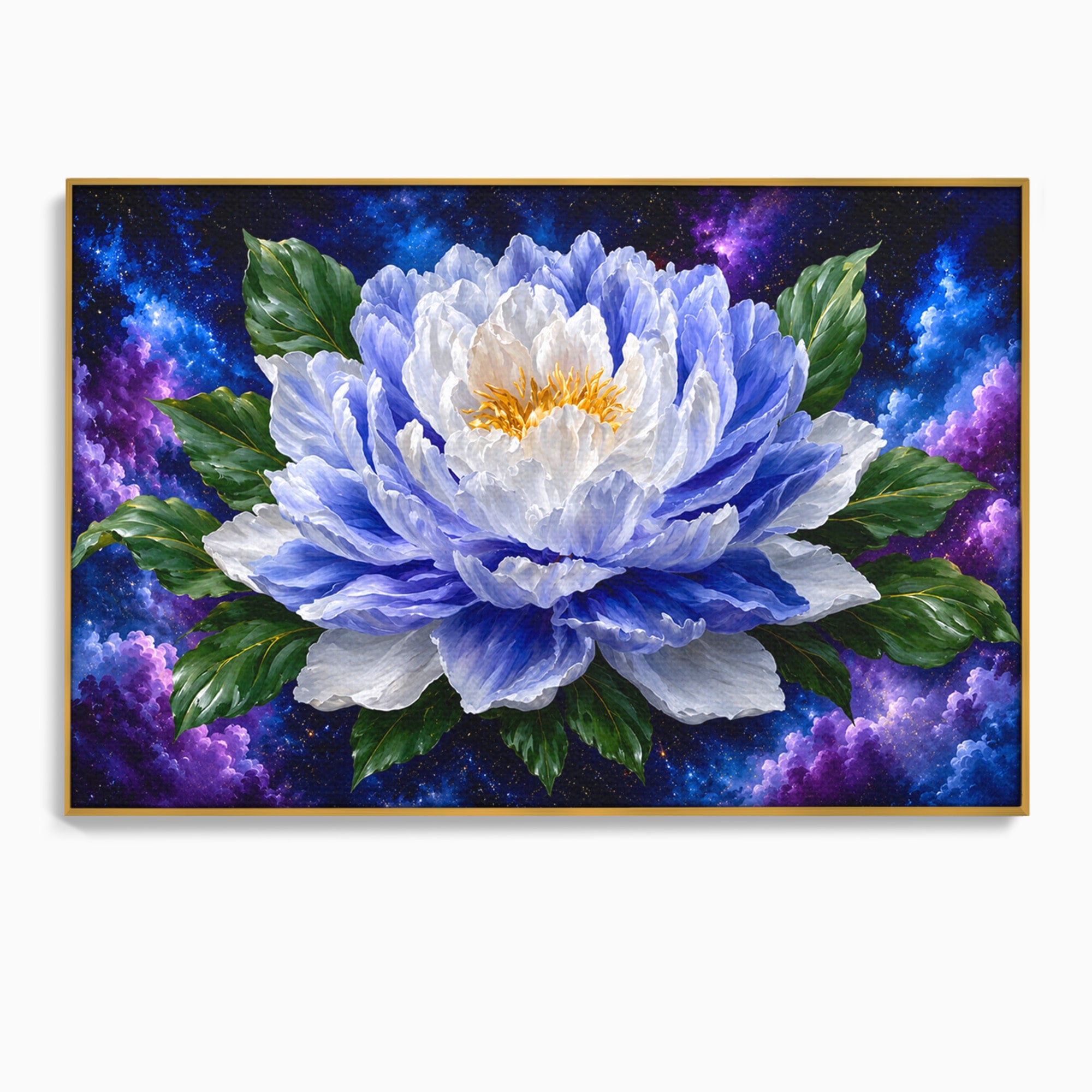 Tablou Canvas Premium LuxCanva® A1795, Floare Galactica, Floare, Galaxie, Natura, Living, Dormitor, Culori Vibrante