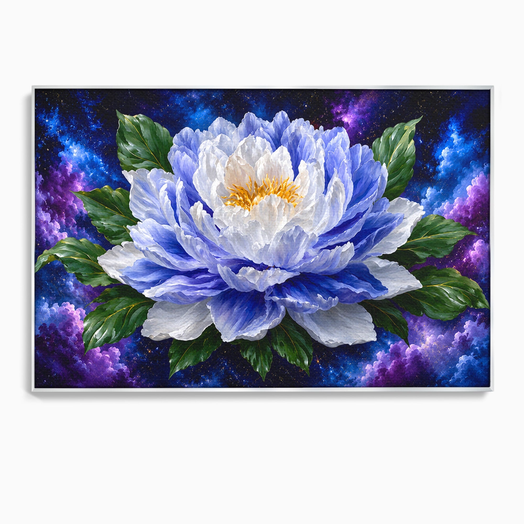 Tablou Canvas Premium LuxCanva® A1795, Floare Galactica, Floare, Galaxie, Natura, Living, Dormitor, Culori Vibrante