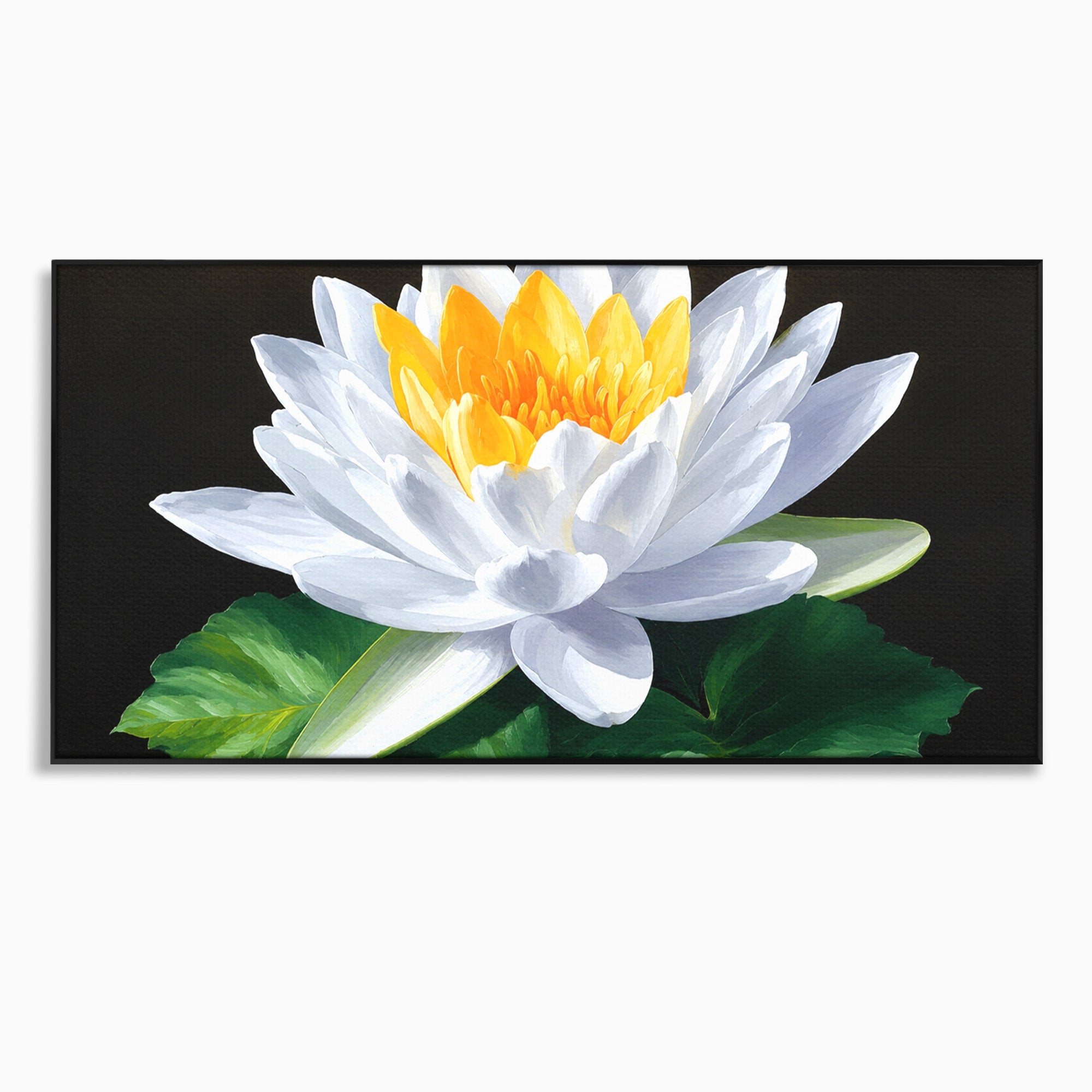 Tablou Canvas Premium LuxCanva® A1799, Floare De Lotus, Floare, Lotus, Natura, Zen, Dormitor, Culori Vibrante