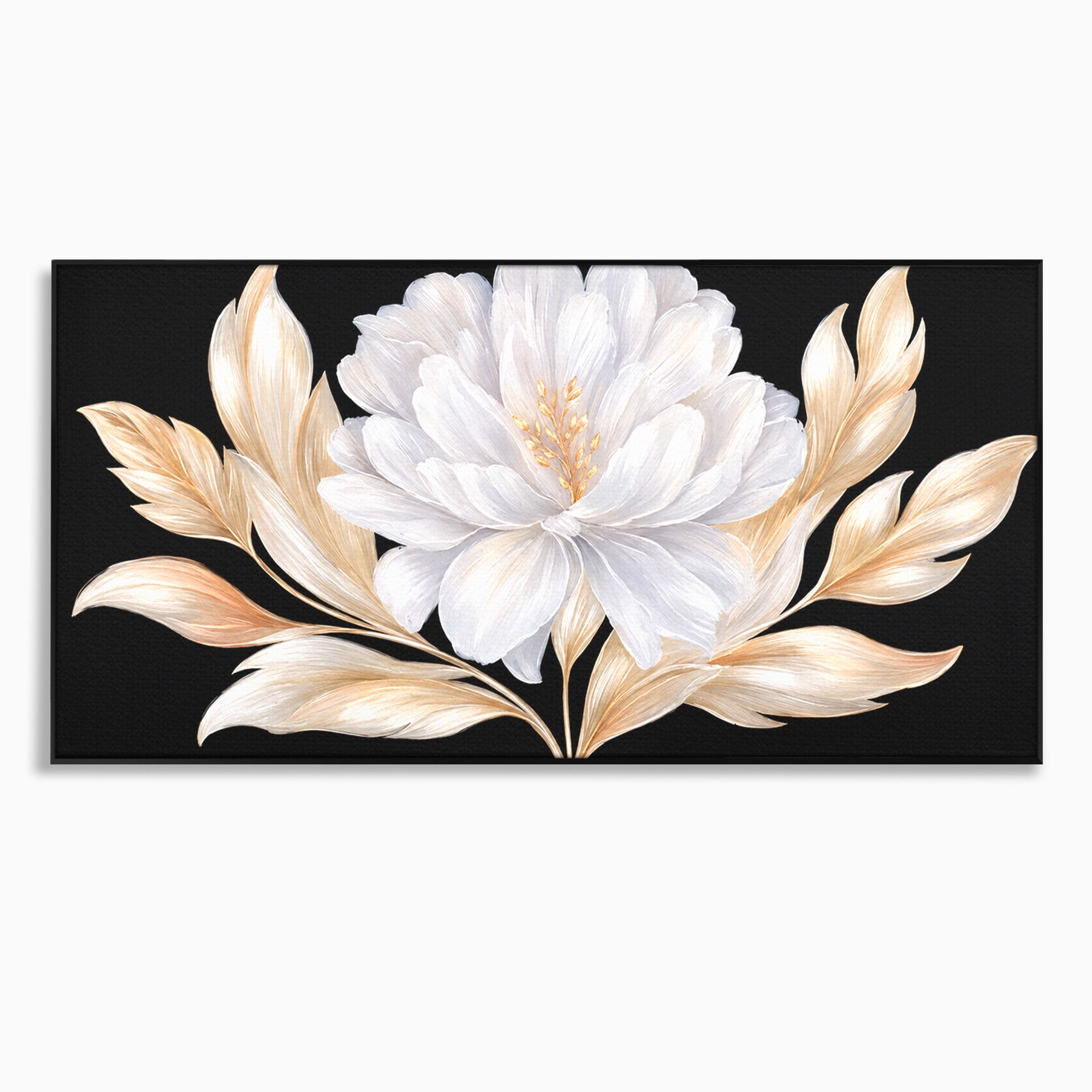 Tablou Canvas Premium LuxCanva® A1804, Floare Eleganta, Floare, Natura, Eleganta, Dormitor, Living, Culori Vibrante