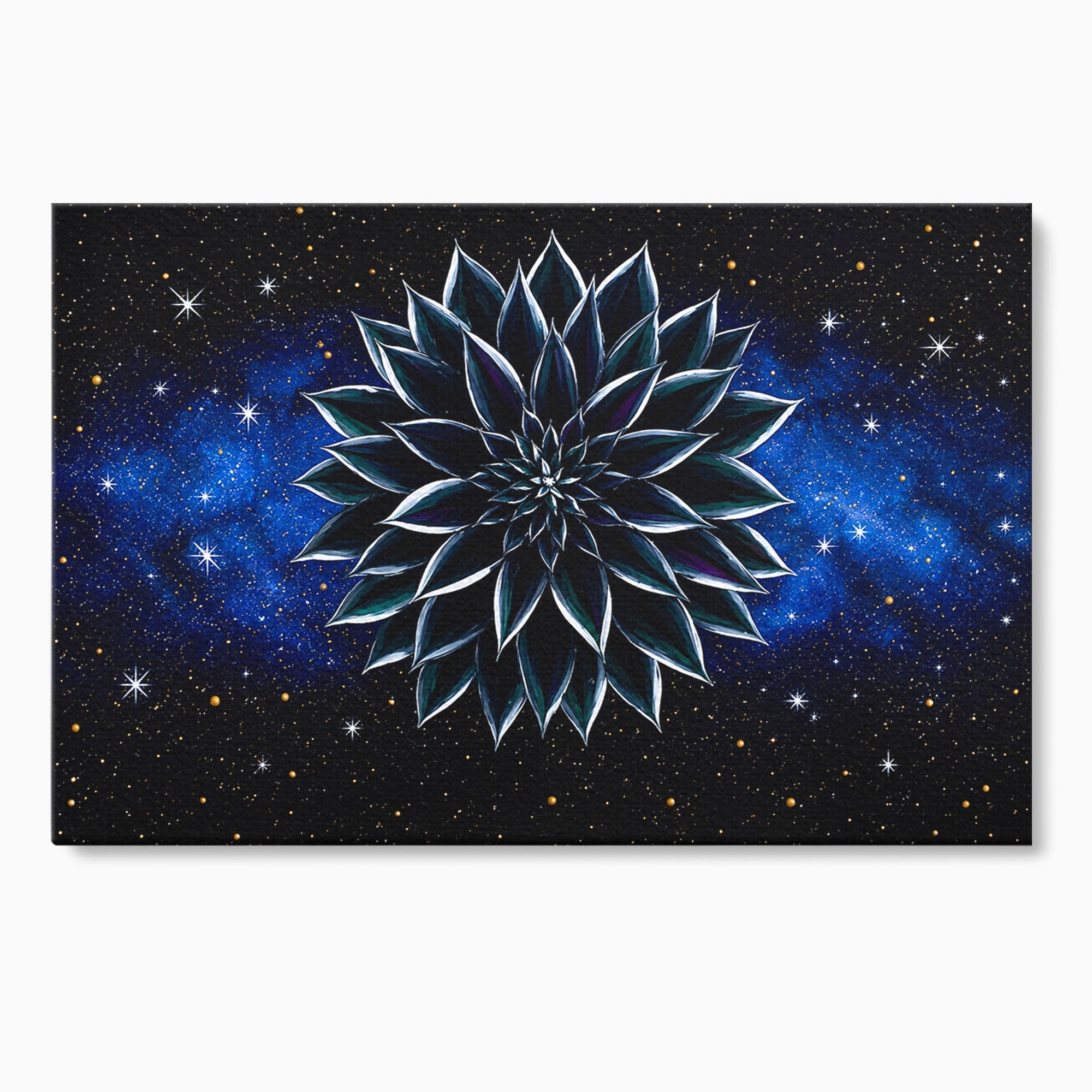 Tablou Canvas Premium LuxCanva® A1815, Floare Galactica, Floare, Univers, Abstract, Spatiu, Mister, Dormitor, Culori Vibrante