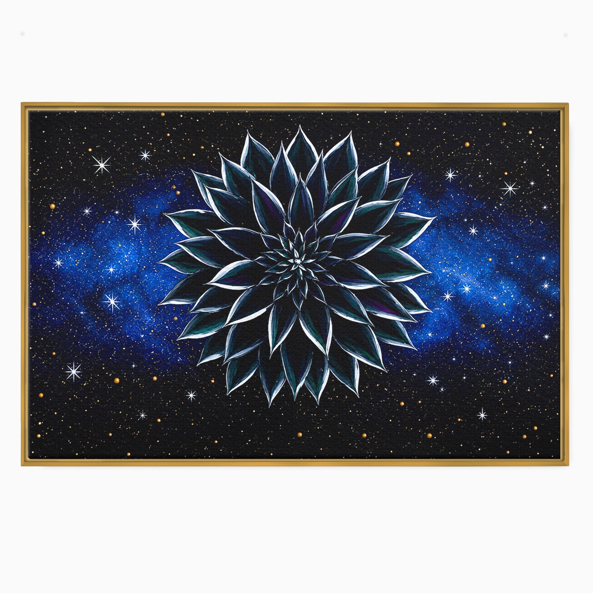 Tablou Canvas Premium LuxCanva® A1815, Floare Galactica, Floare, Univers, Abstract, Spatiu, Mister, Dormitor, Culori Vibrante