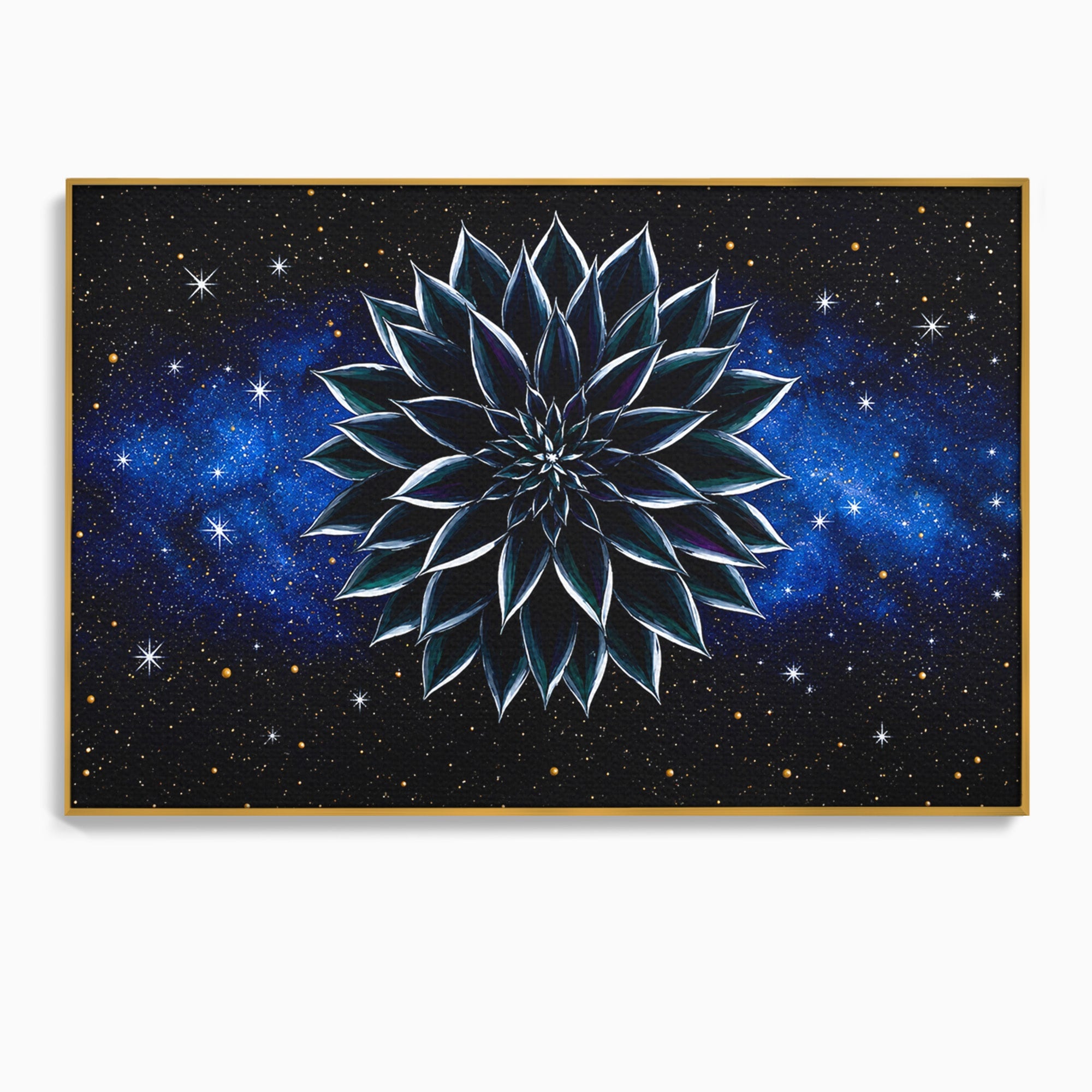 Tablou Canvas Premium LuxCanva® A1815, Floare Galactica, Floare, Univers, Abstract, Spatiu, Mister, Dormitor, Culori Vibrante