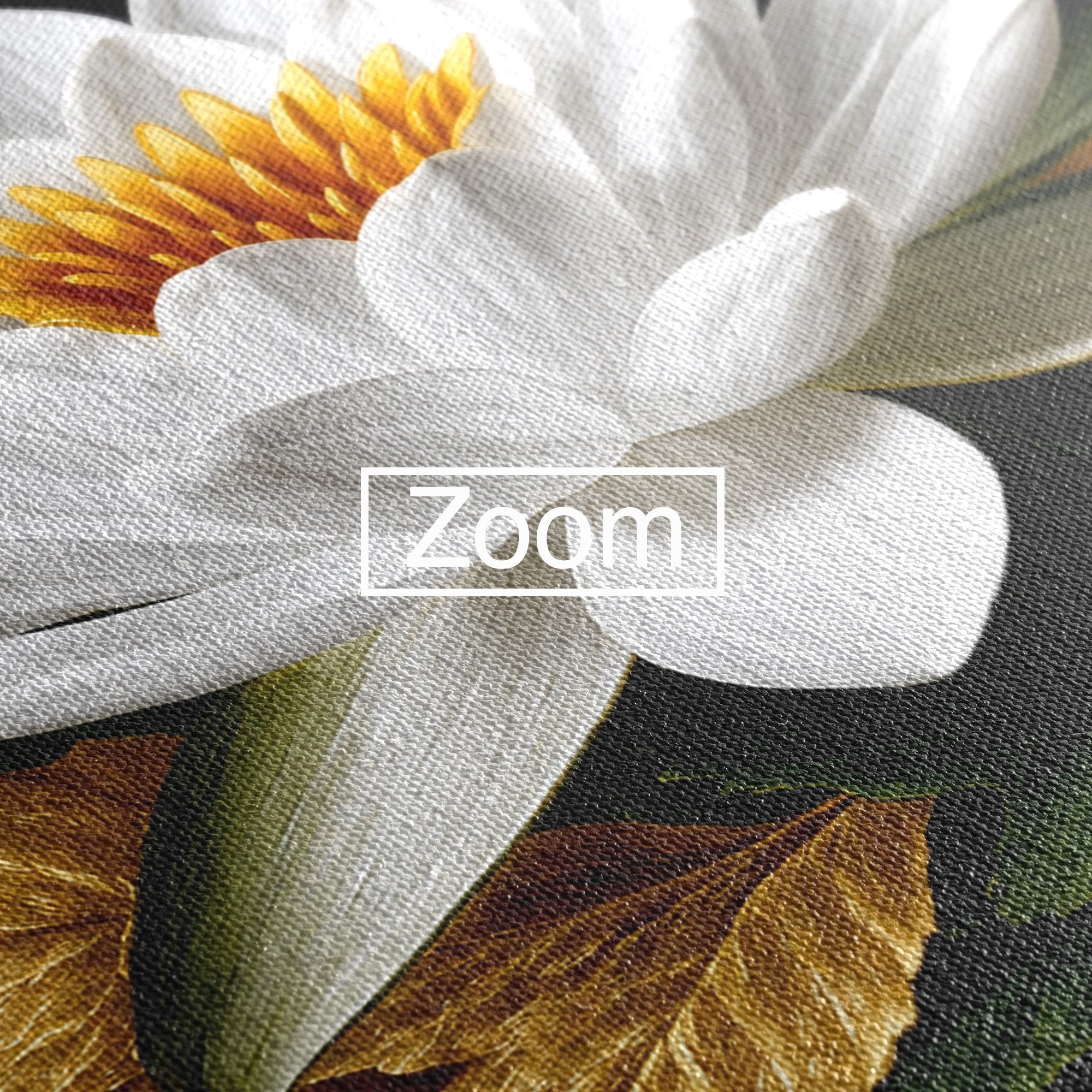 Tablou Canvas Premium LuxCanva® A1816, Splendoare Albă, Lotus, Elegant, Natura, Living, Dormitor, Culori Vibrante