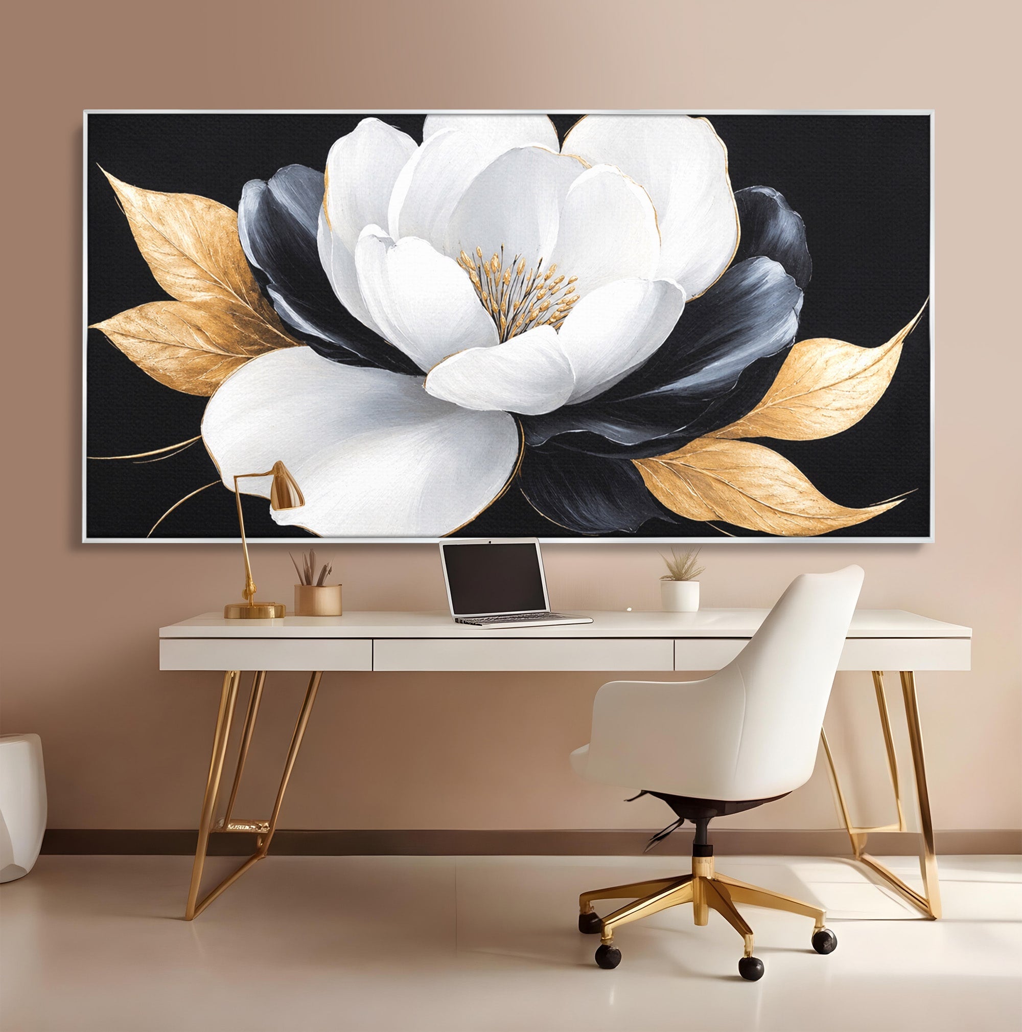 Tablou Canvas Premium LuxCanva® A1819, Floare Eleganta, Floare, Eleganta, Living, Modern, Dormitor, Culori Vibrante