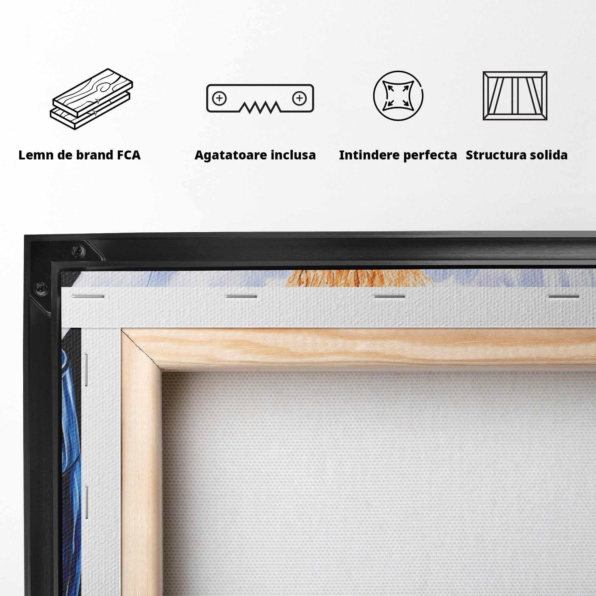 Tablou Canvas Premium LuxCanva® A1824, Bujor In Vaza, Bujor, Vaza, Floral, Living, Dormitor, Culori Vibrante