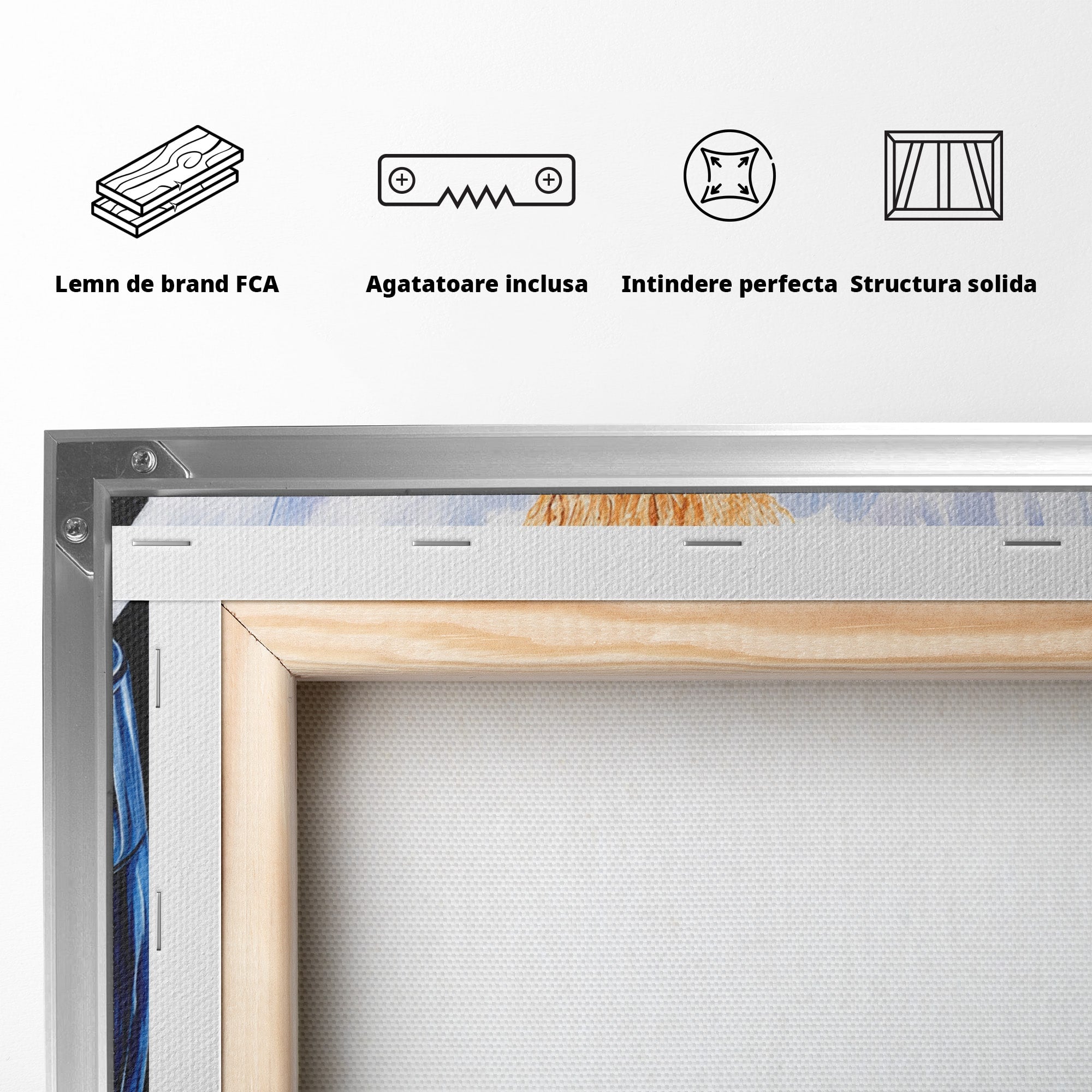 Tablou Canvas Premium LuxCanva® A1824, Bujor In Vaza, Bujor, Vaza, Floral, Living, Dormitor, Culori Vibrante