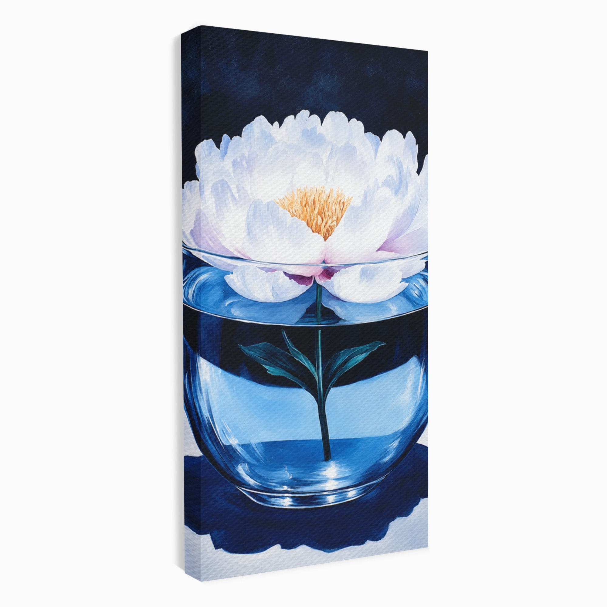 Tablou Canvas Premium LuxCanva® A1824, Bujor In Vaza, Bujor, Vaza, Floral, Living, Dormitor, Culori Vibrante