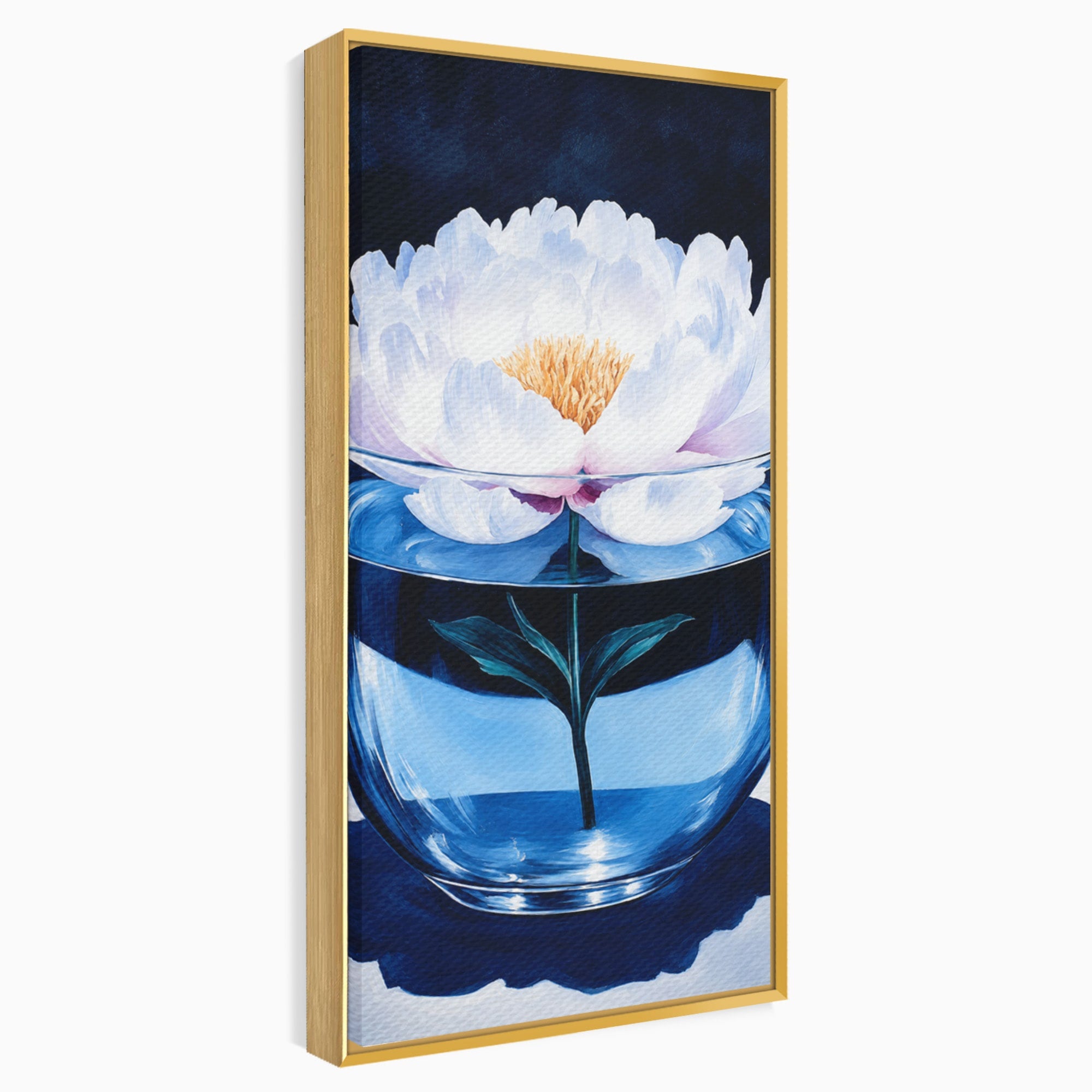 Tablou Canvas Premium LuxCanva® A1824, Bujor In Vaza, Bujor, Vaza, Floral, Living, Dormitor, Culori Vibrante