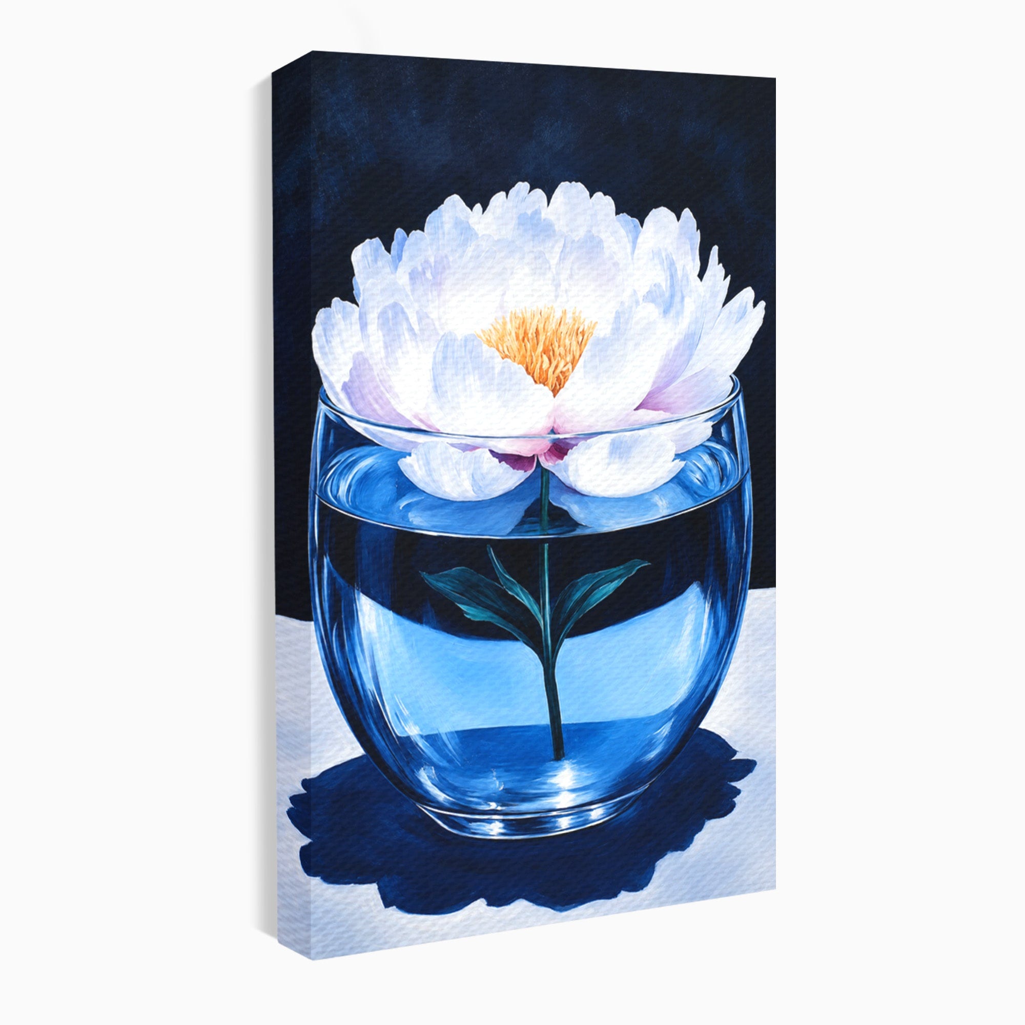 Tablou Canvas Premium LuxCanva® A1824, Bujor In Vaza, Bujor, Vaza, Floral, Living, Dormitor, Culori Vibrante