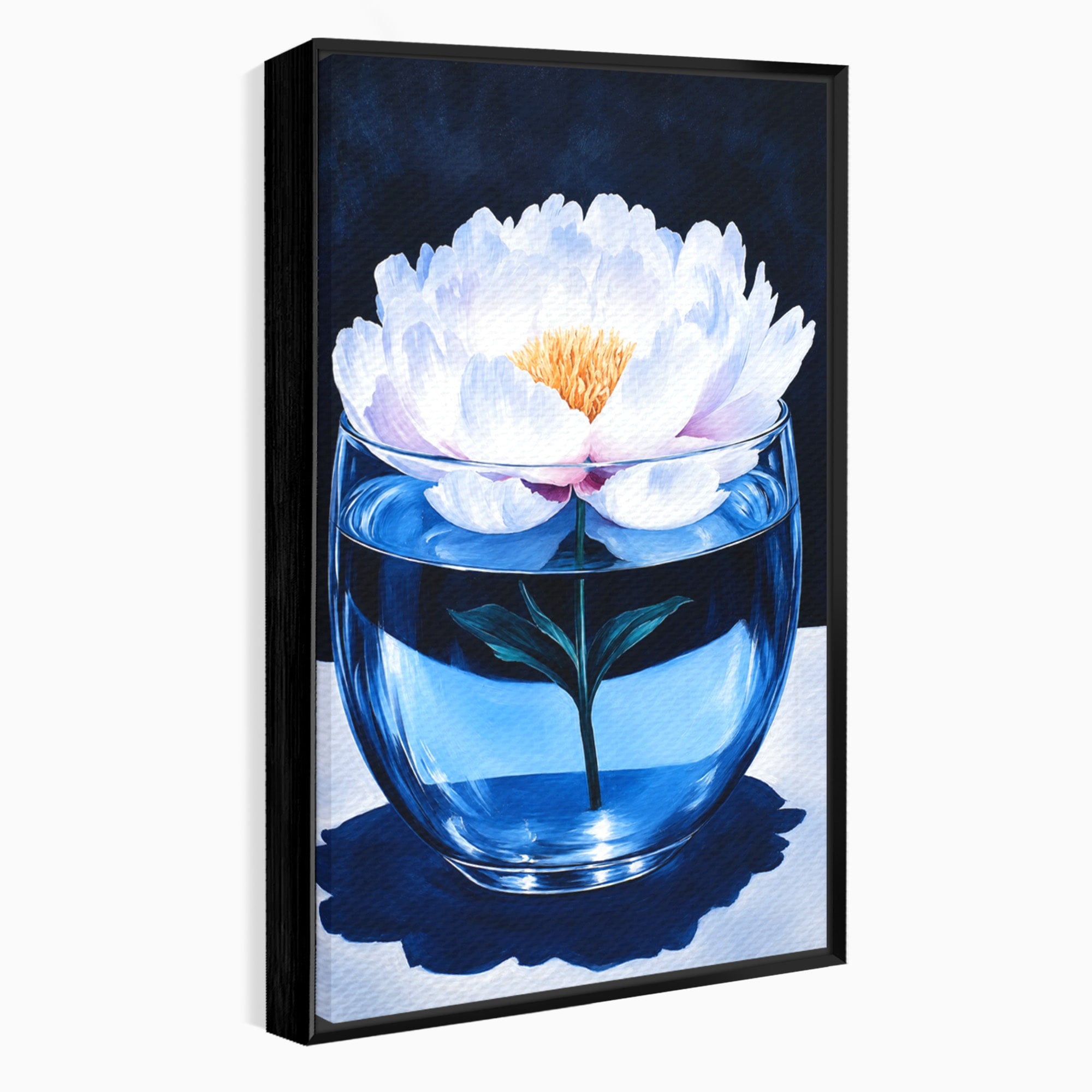 Tablou Canvas Premium LuxCanva® A1824, Bujor In Vaza, Bujor, Vaza, Floral, Living, Dormitor, Culori Vibrante